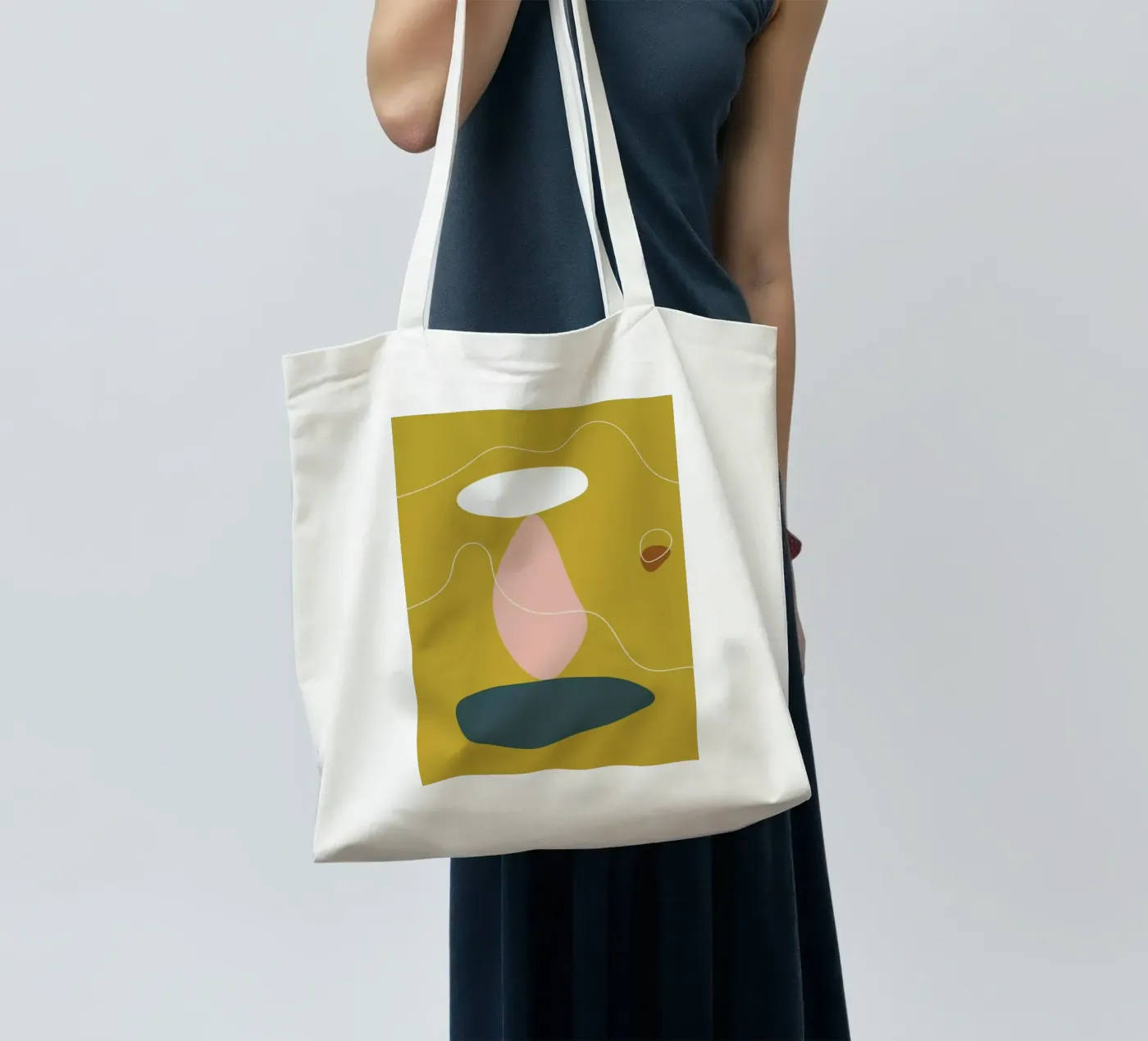 Stack II borsa in juta da Pure