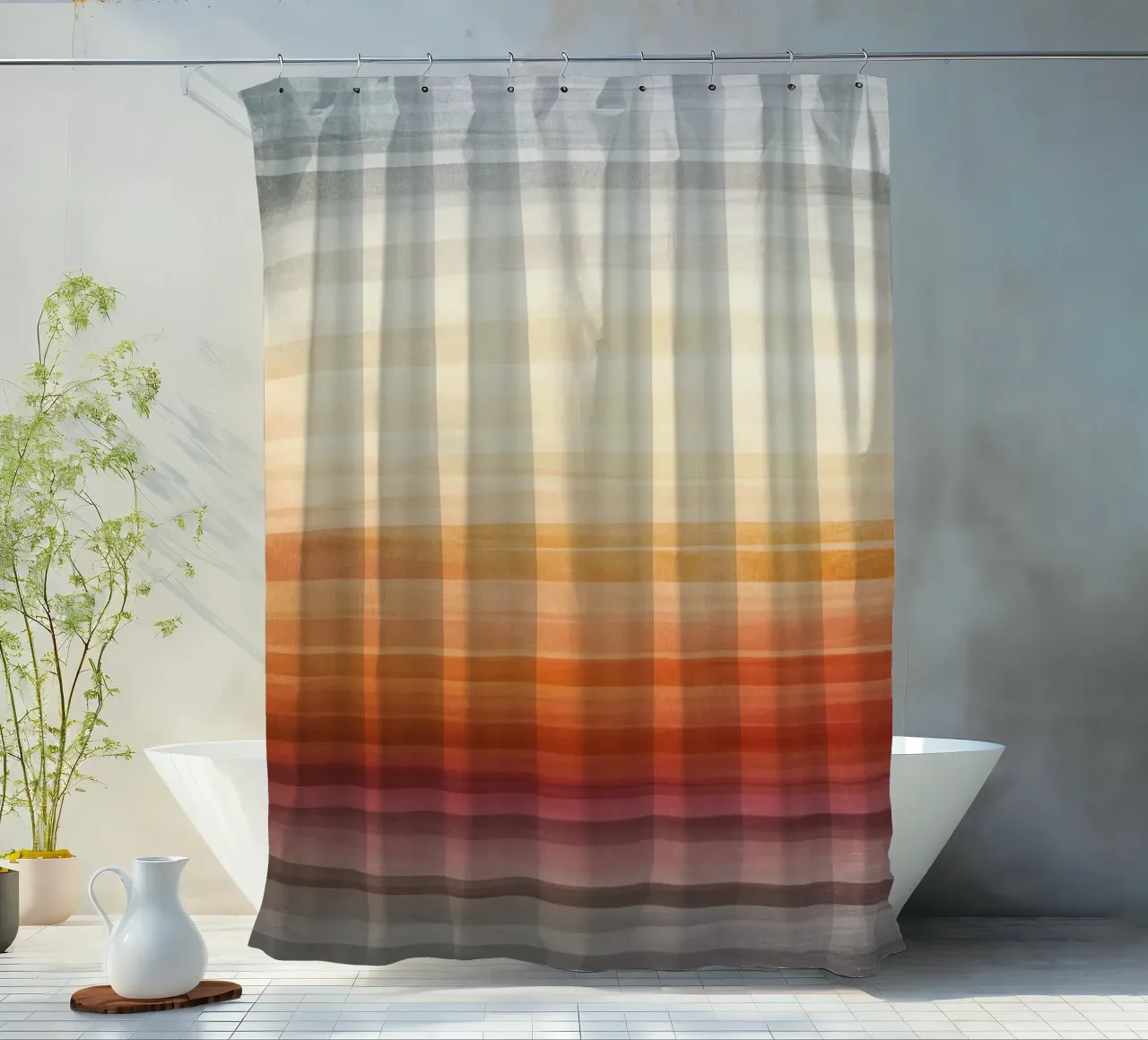 Color Stripes no. 8 tenda da doccia da adrianooliveira