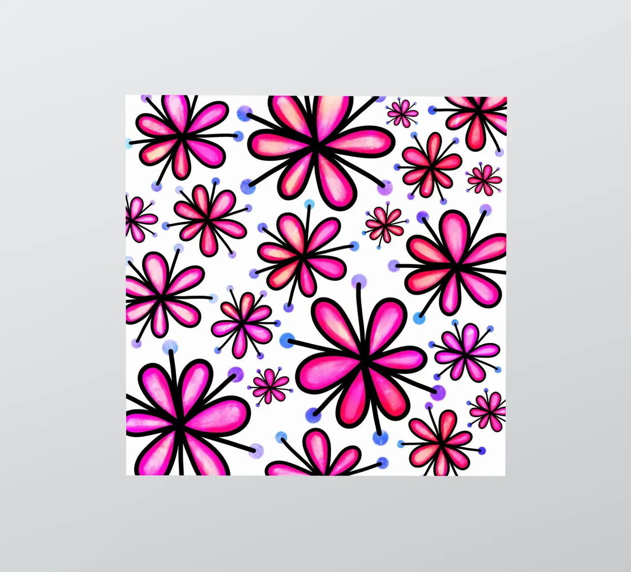 Whimsical Daisy Doodles sticker by Botanical Pattern House