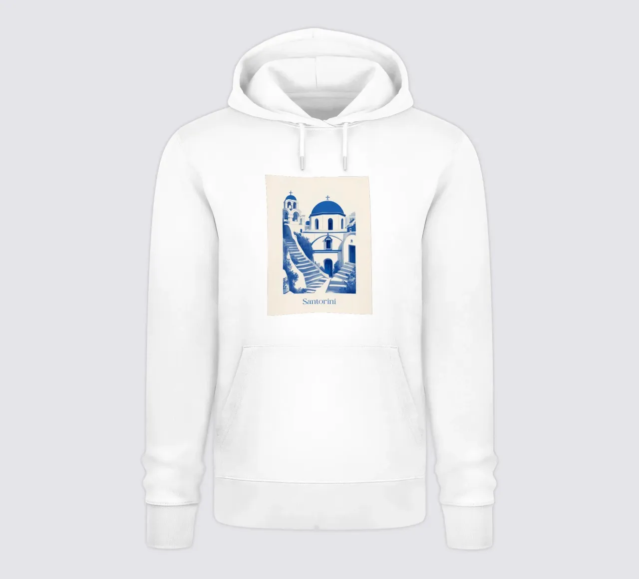 Santorini felpa con cappuccio da Indigo Rain