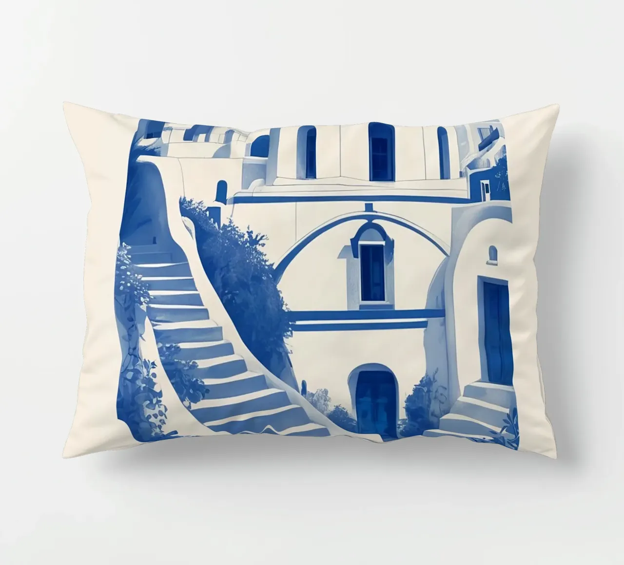 Santorini cuscino da Indigo Rain