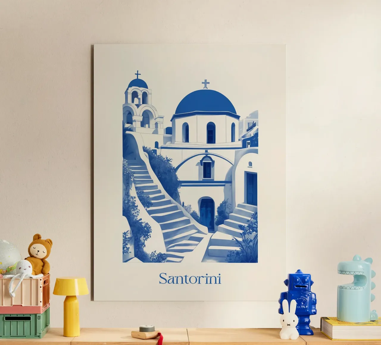 Santorini alluminio dibond da Indigo Rain