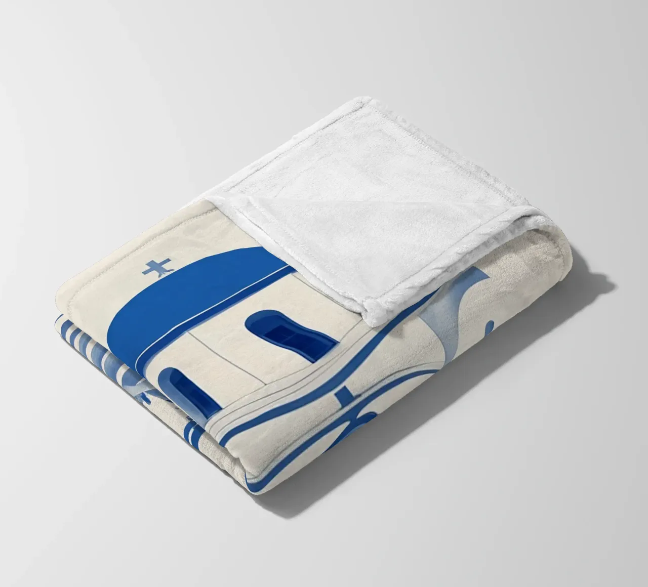 Santorini coperta in pile da Indigo Rain