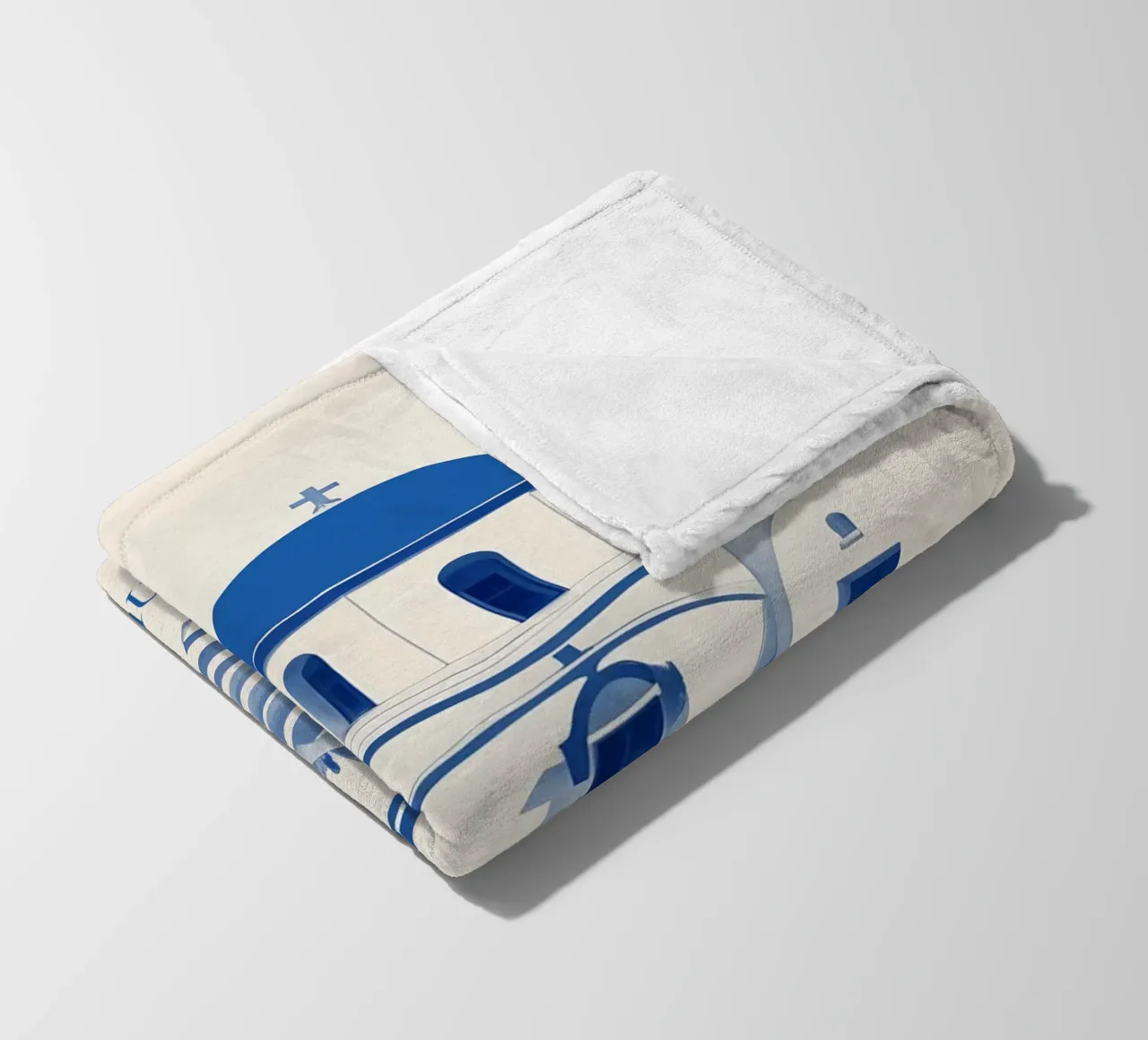 Santorini coperta in pile da Indigo Rain