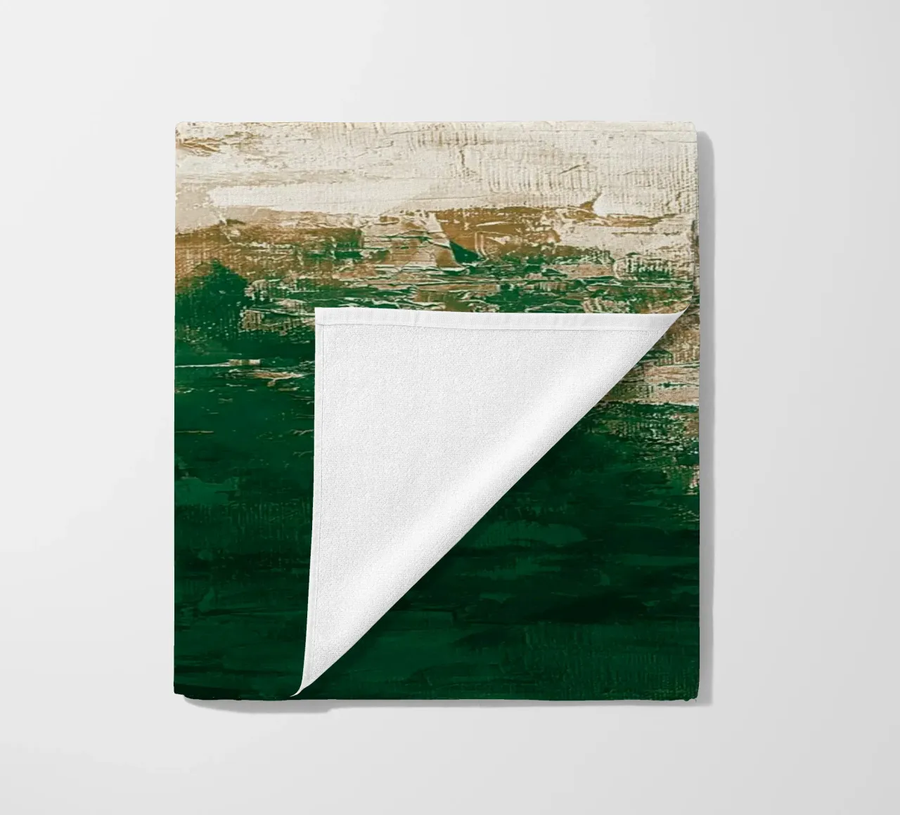 Abstract Painting no. 1 Green telo mare da adrianooliveira