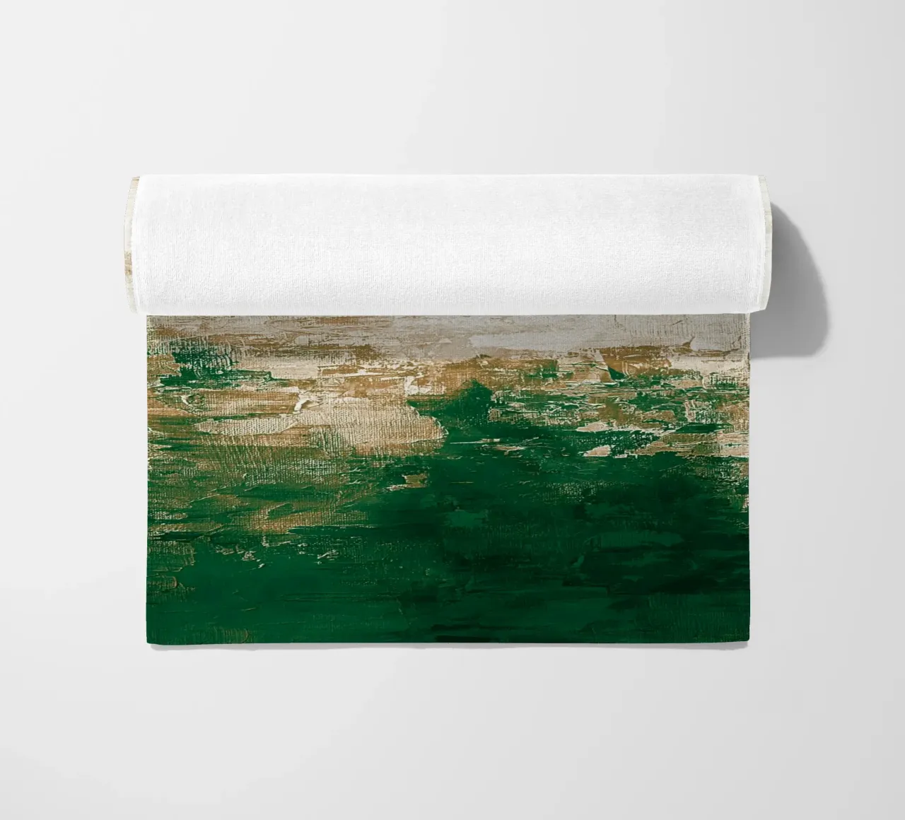 Abstract Painting no. 1 Green telo mare da adrianooliveira