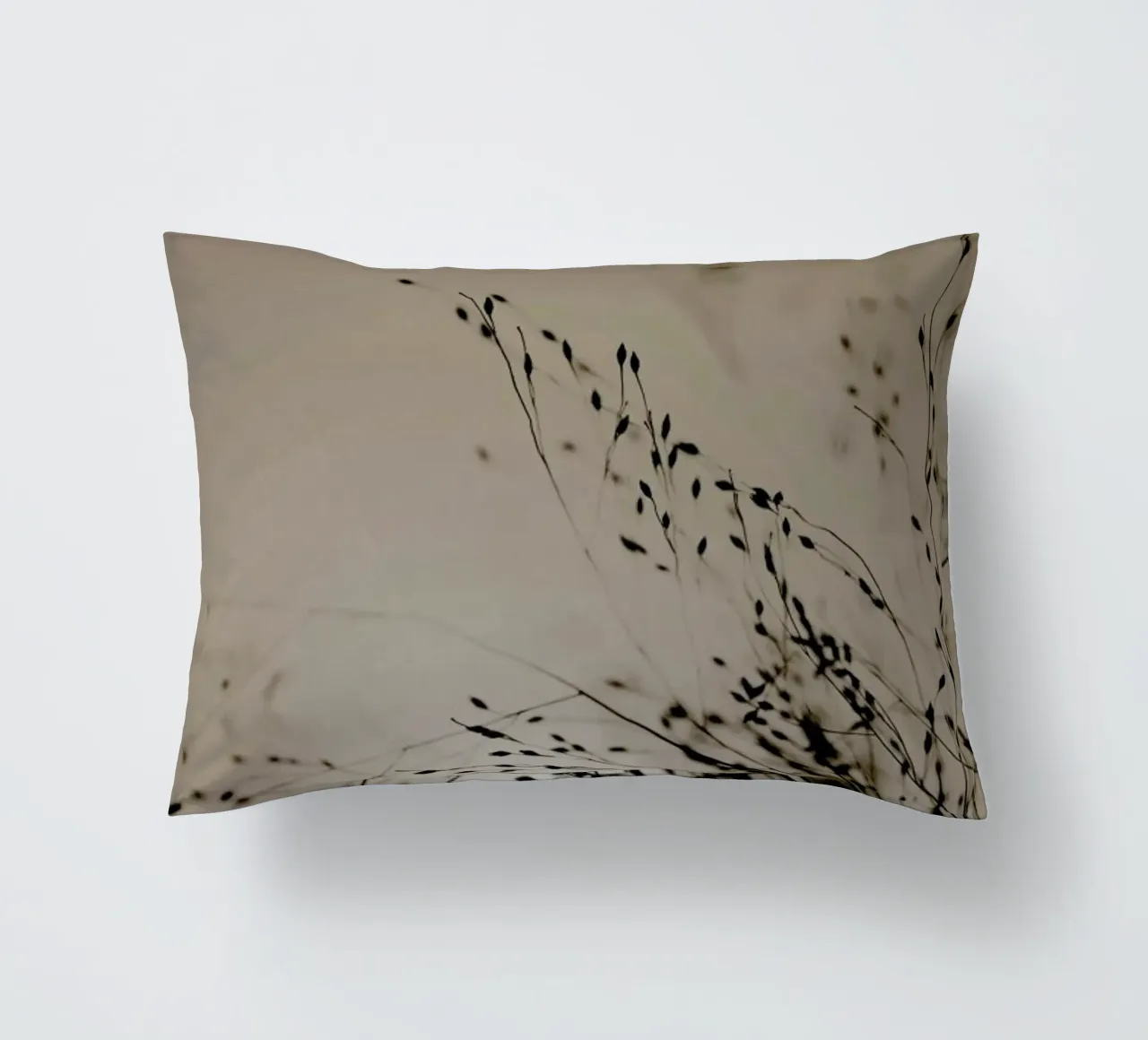 Brown Grass 2 cuscino da Monika Strigel