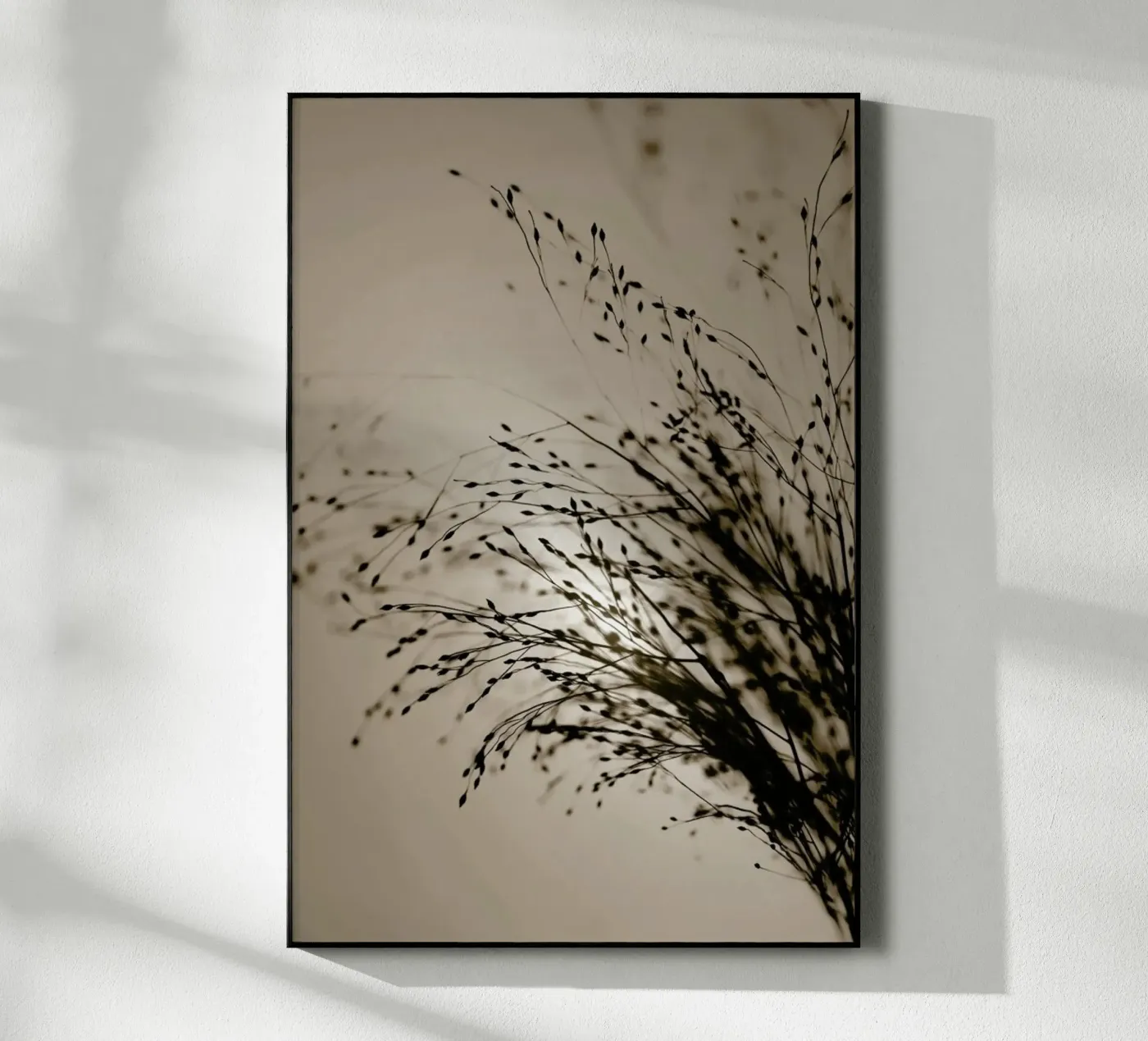 Brown Grass 2 Acryl-Glas von Monika Strigel