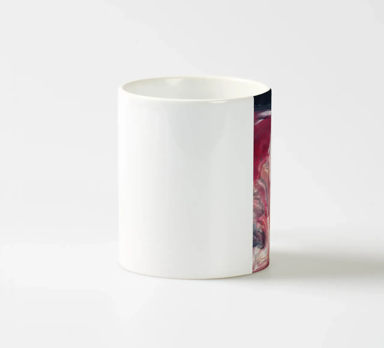 Abstract Bird tazza in ceramica da Aviwe Apleni