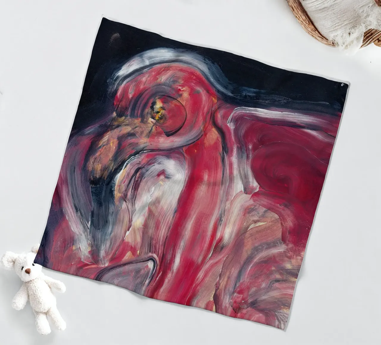 Abstract Bird coperta in pile da Aviwe Apleni