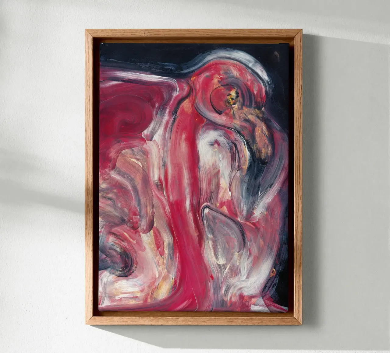 Abstract Bird tela con Cornice a cassetta da Aviwe Apleni