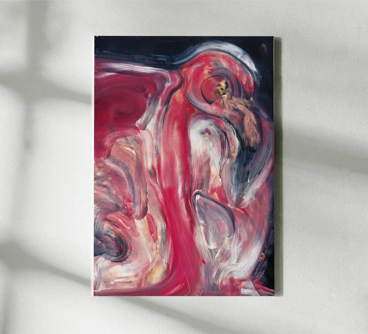 Abstract Bird tela con Cornice a cassetta da Aviwe Apleni