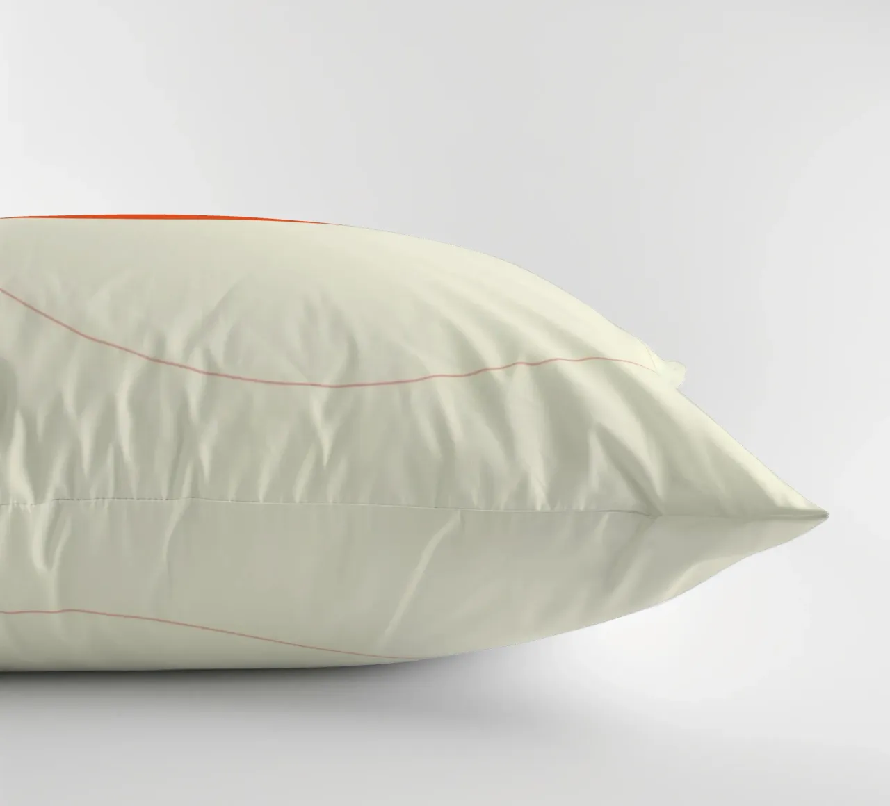 Orange Circular Composition decorative cushion by adrianooliveira
