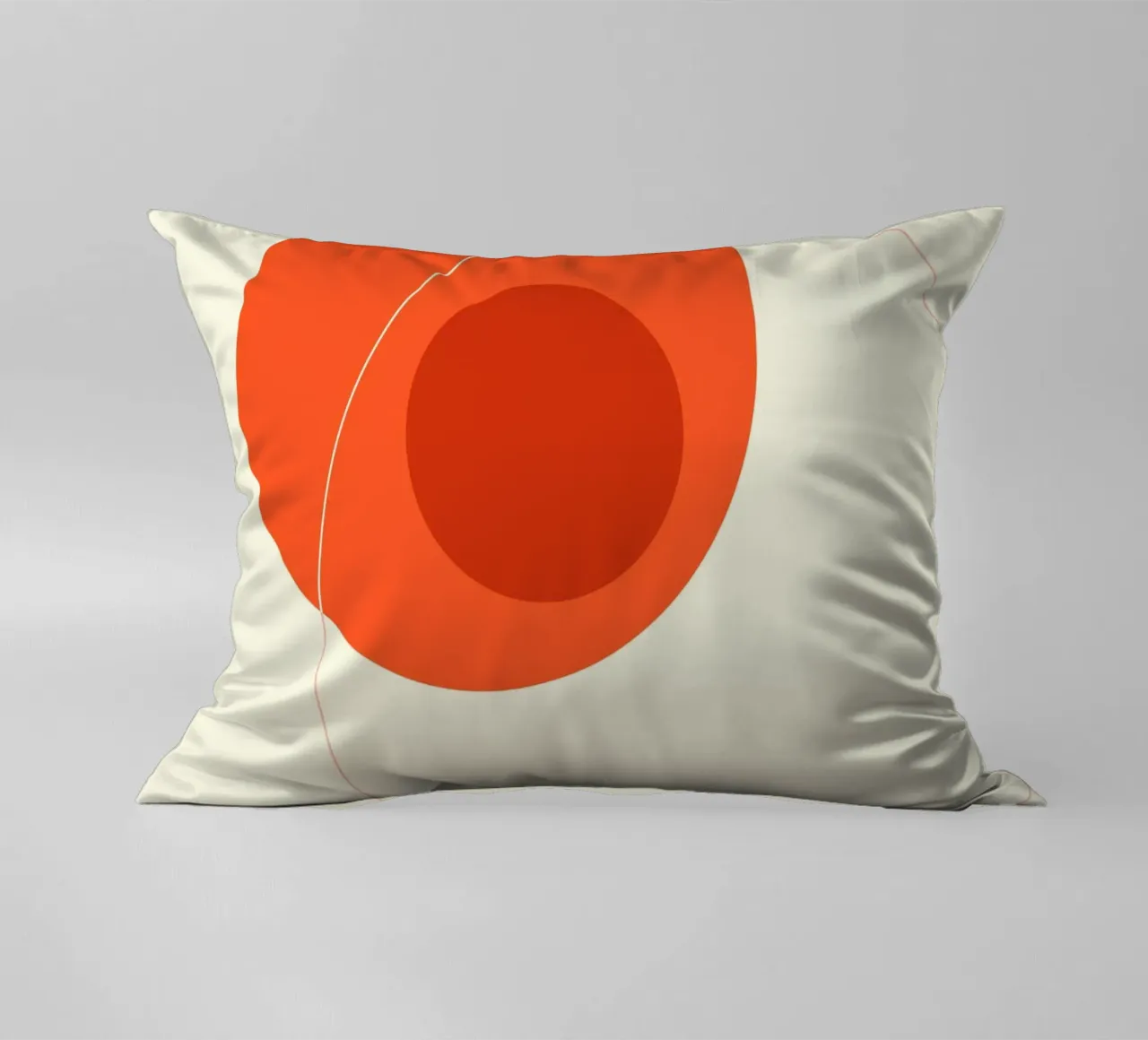 Orange Circular Composition cuscino da adrianooliveira