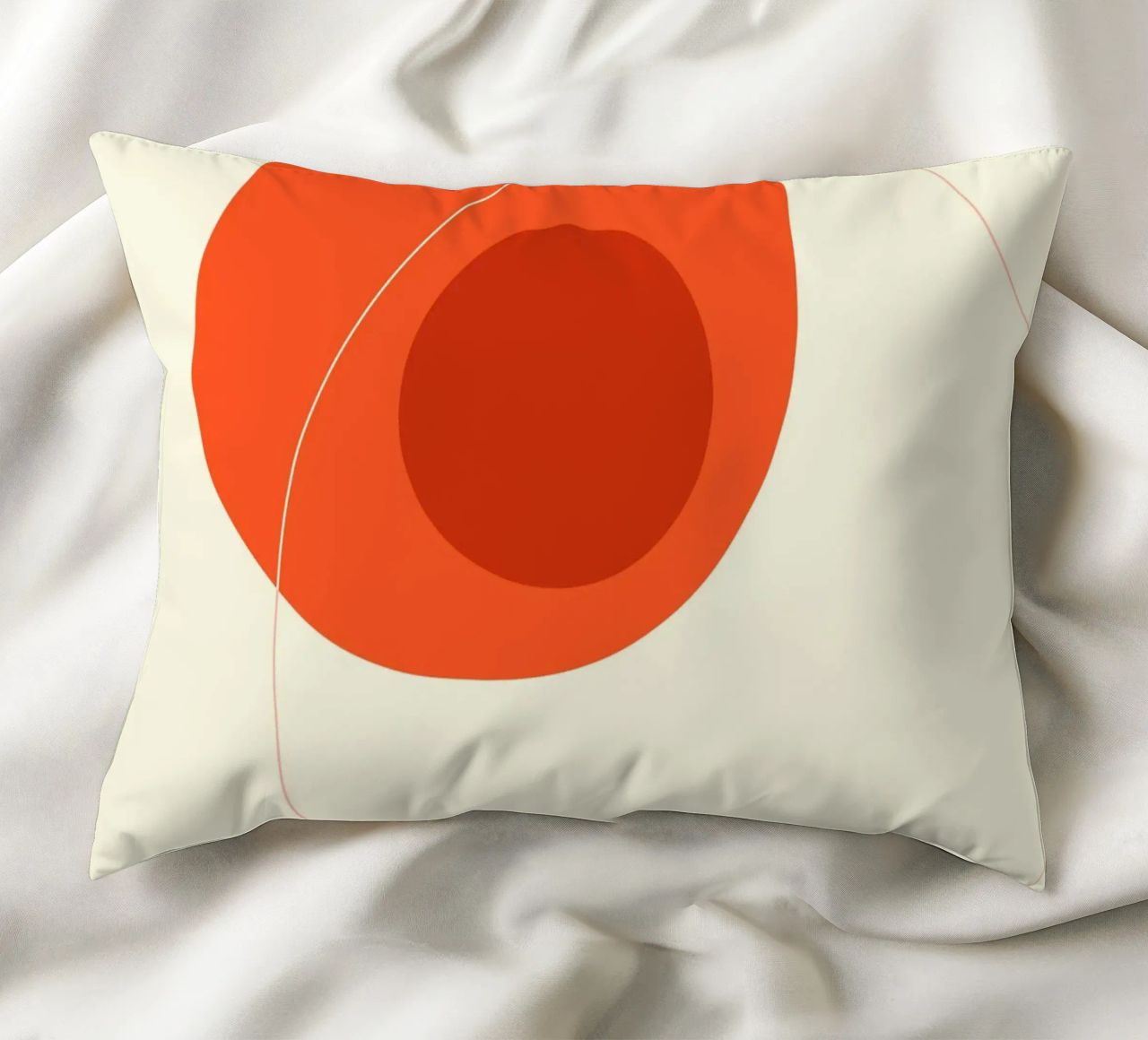Orange Circular Composition cuscino da adrianooliveira