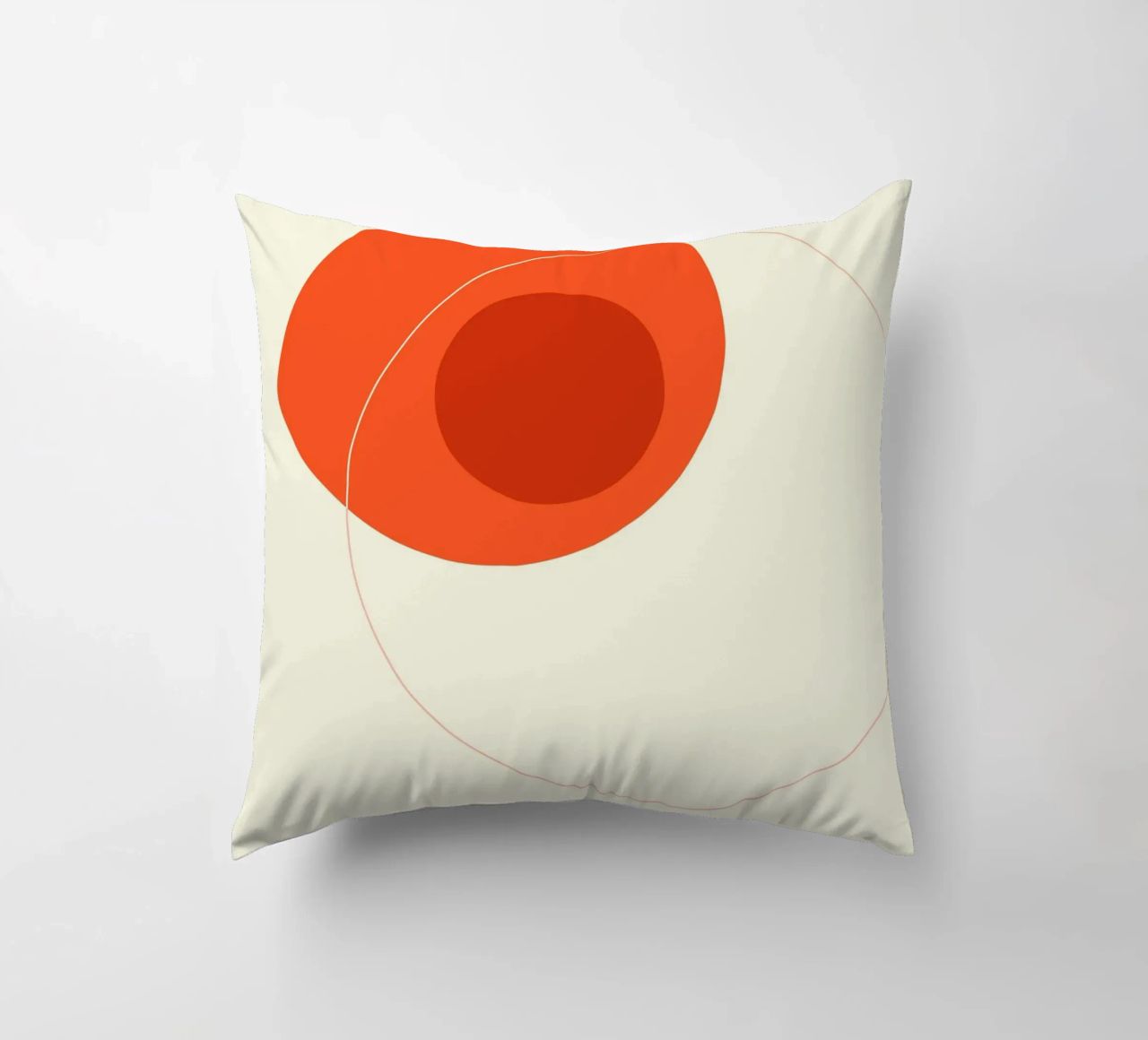 Orange Circular Composition cuscino da adrianooliveira