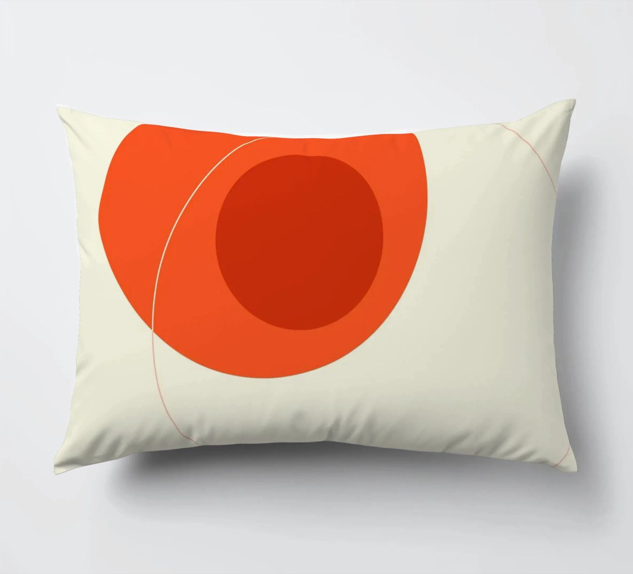 Orange Circular Composition cuscino da adrianooliveira