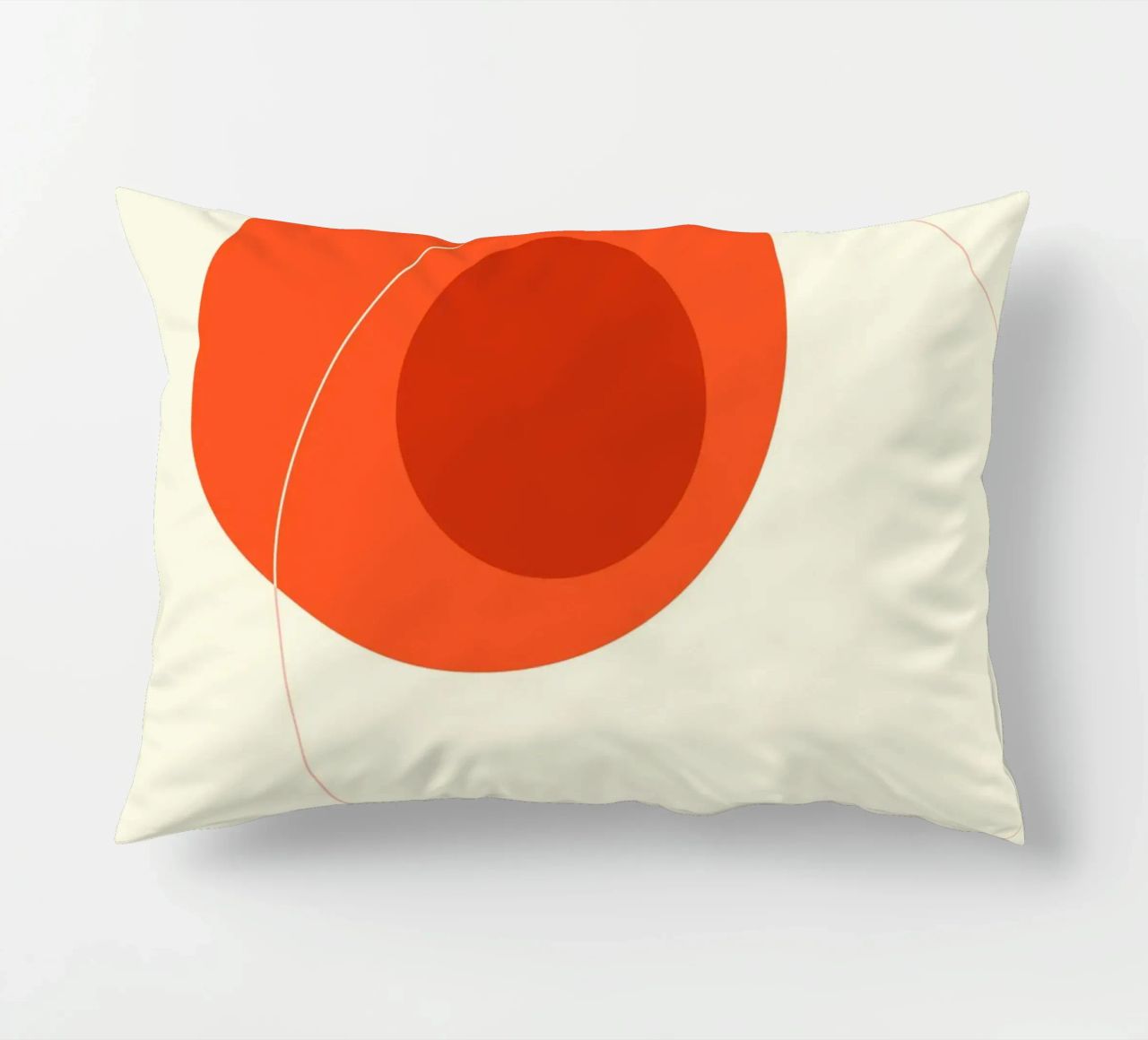 Orange Circular Composition cuscino da adrianooliveira