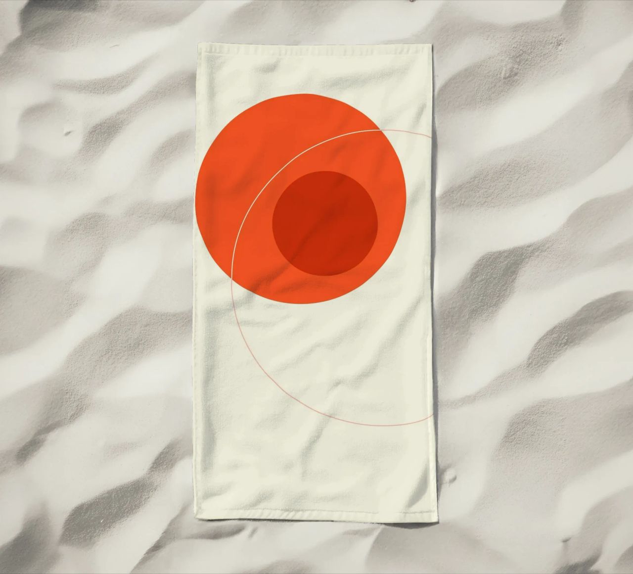 Orange Circular Composition telo mare da adrianooliveira
