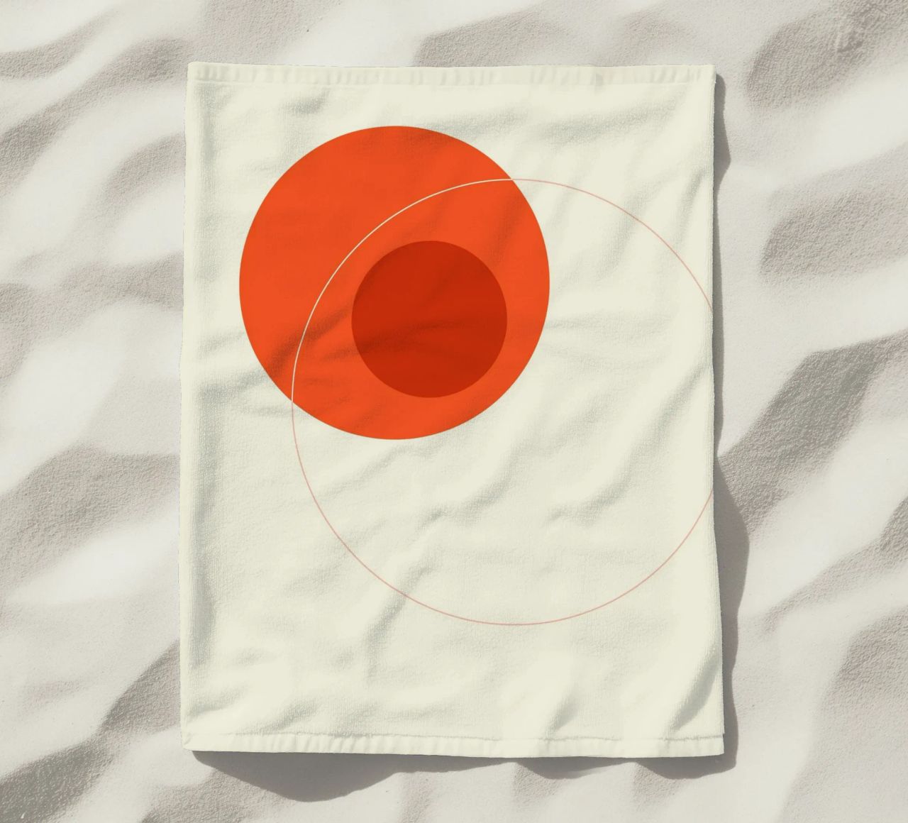 Orange Circular Composition telo mare da adrianooliveira