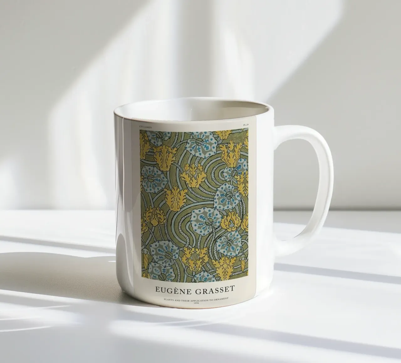 Grasset - Cyclamen 24 tazza in ceramica da Vintage by JUNIQE