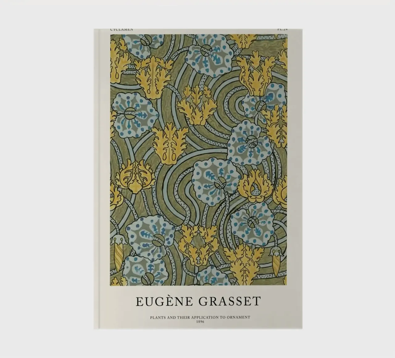 Grasset - Cyclamen 24 notebook by Vintage by JUNIQE