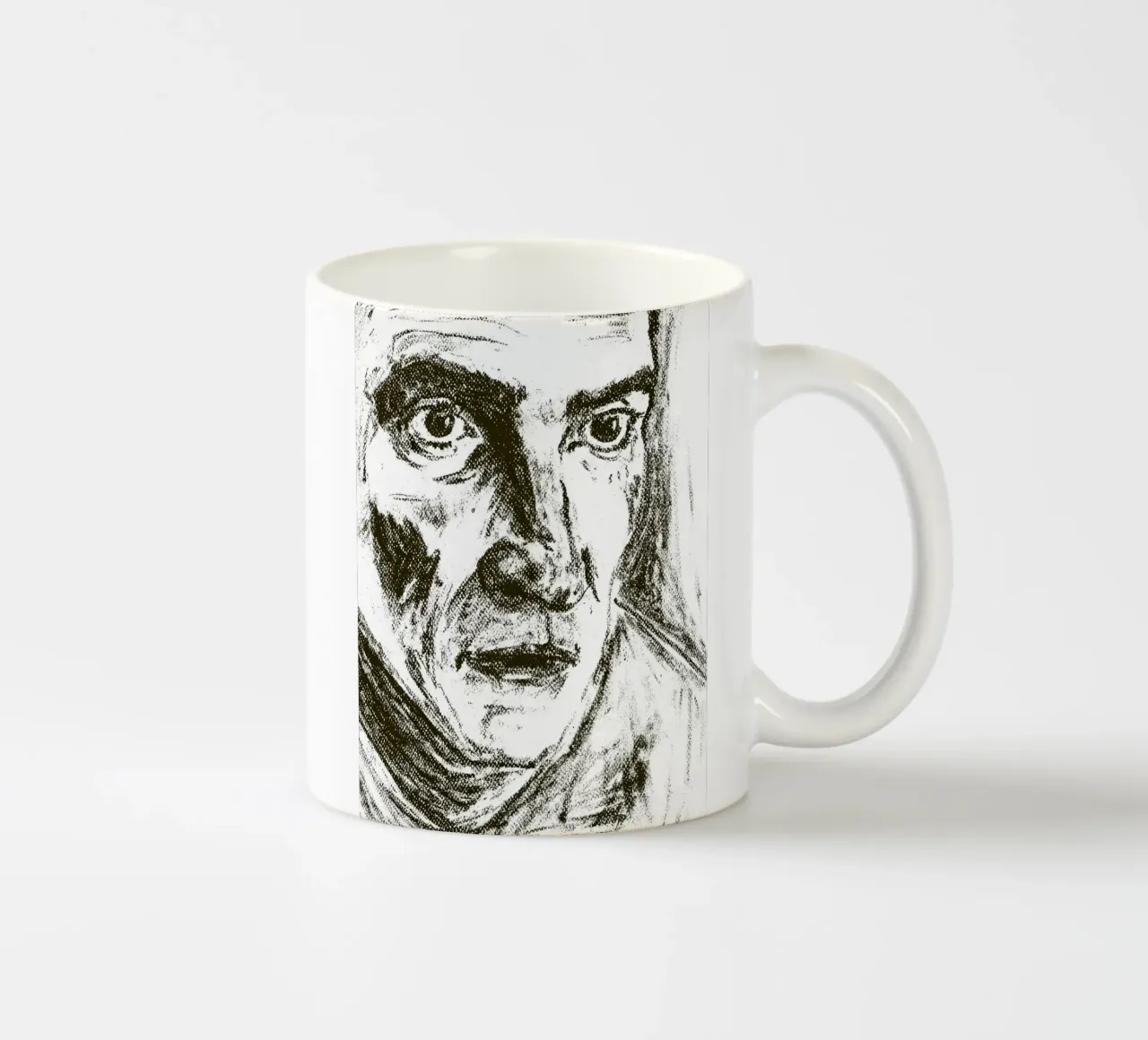 Yellow Man (P) tazza in ceramica da Aviwe Apleni
