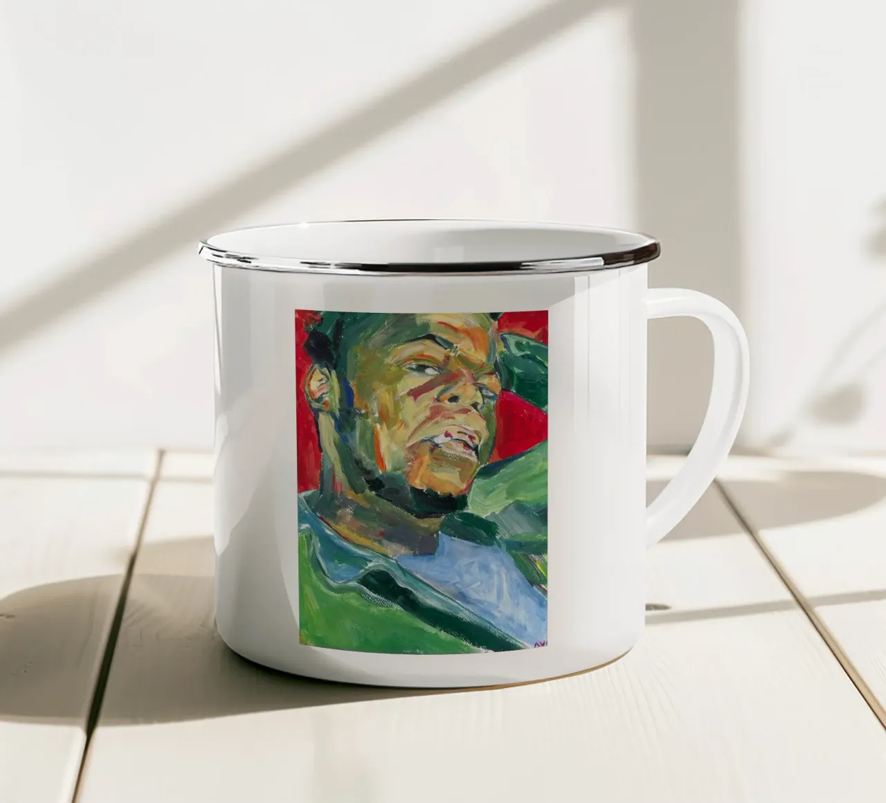 Siya tazza in smalto da Aviwe Apleni