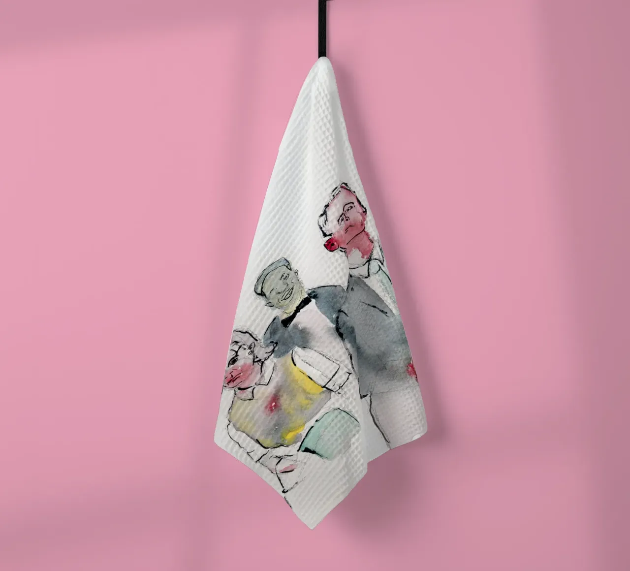 Waiting Room tea towel by Aviwe Apleni