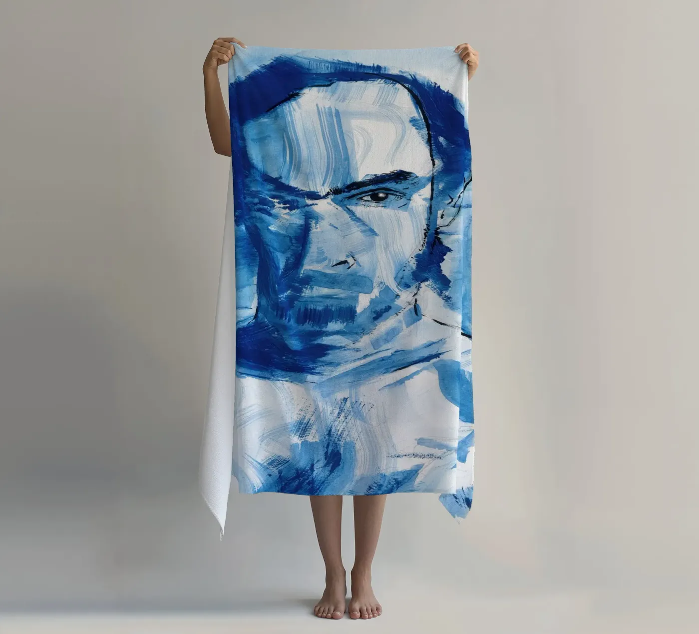 Blue Man telo mare da Aviwe Apleni