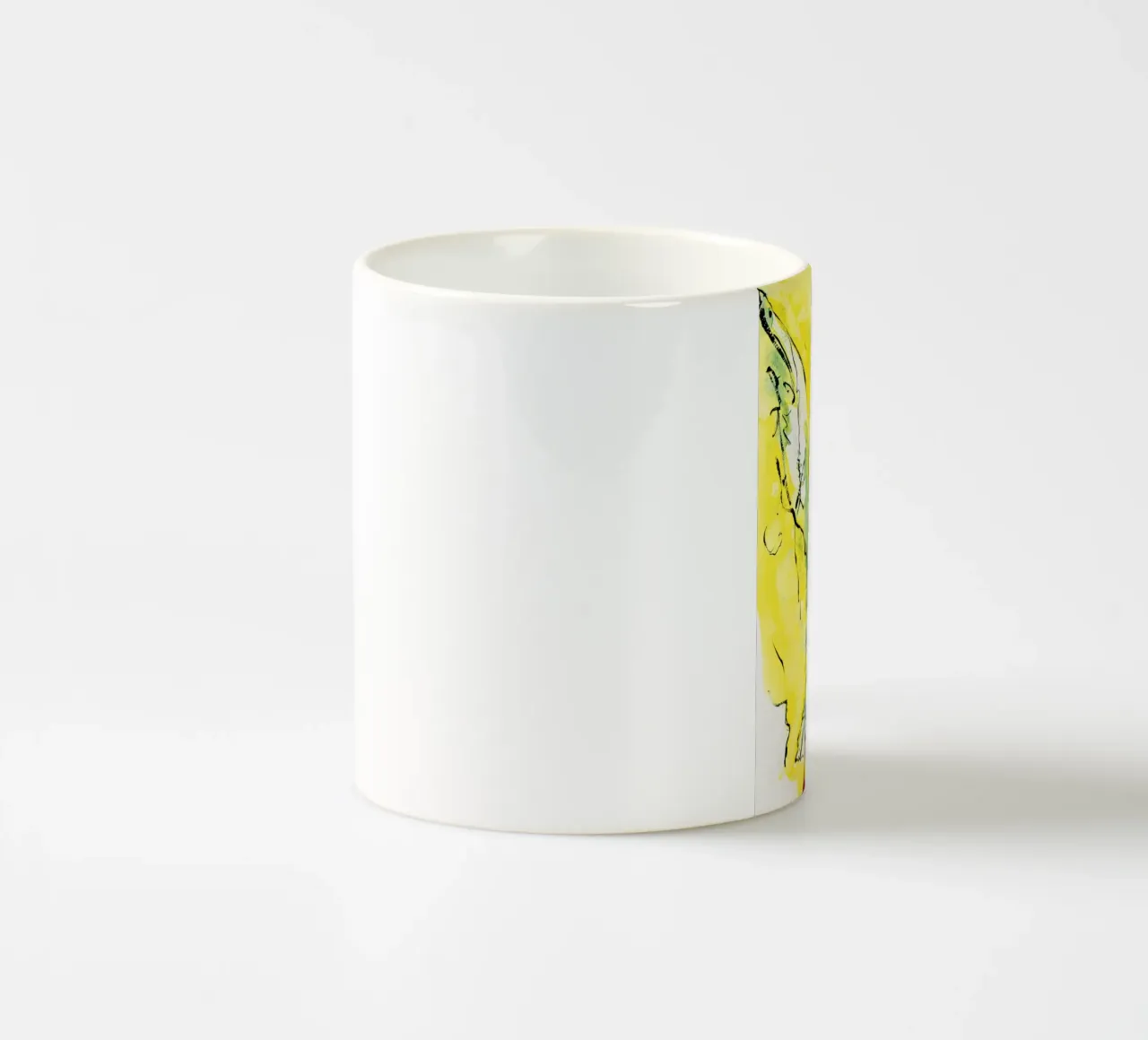 Bird In Flight With Yellow tazza in ceramica da Aviwe Apleni