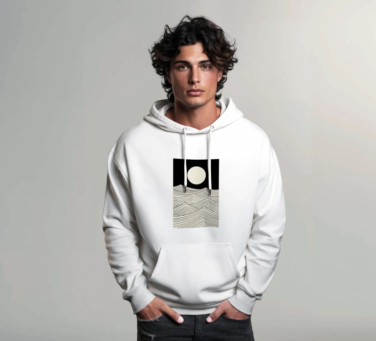 Lune felpa con cappuccio da Graphite