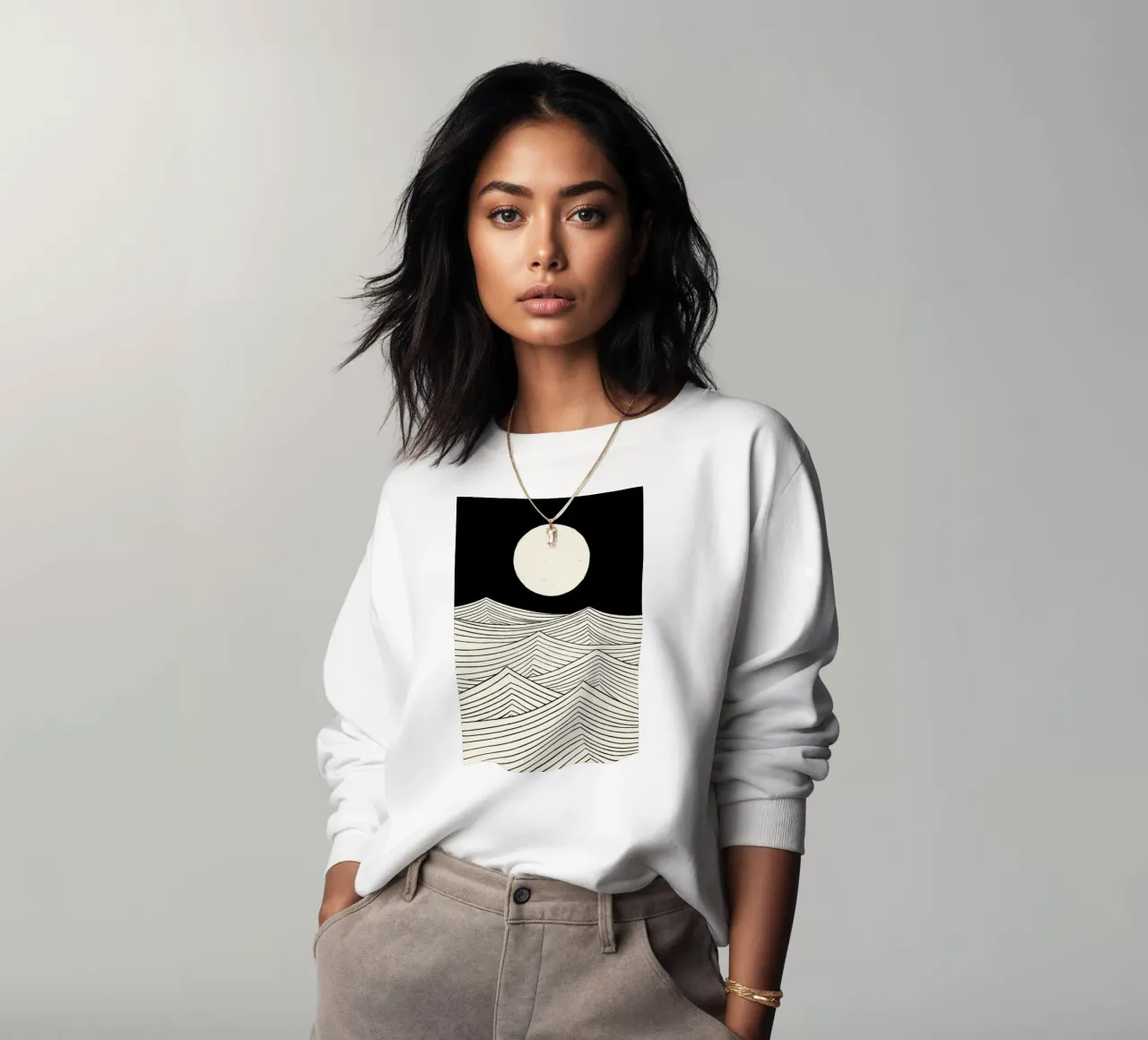 Lune sweatshirt by Graphite