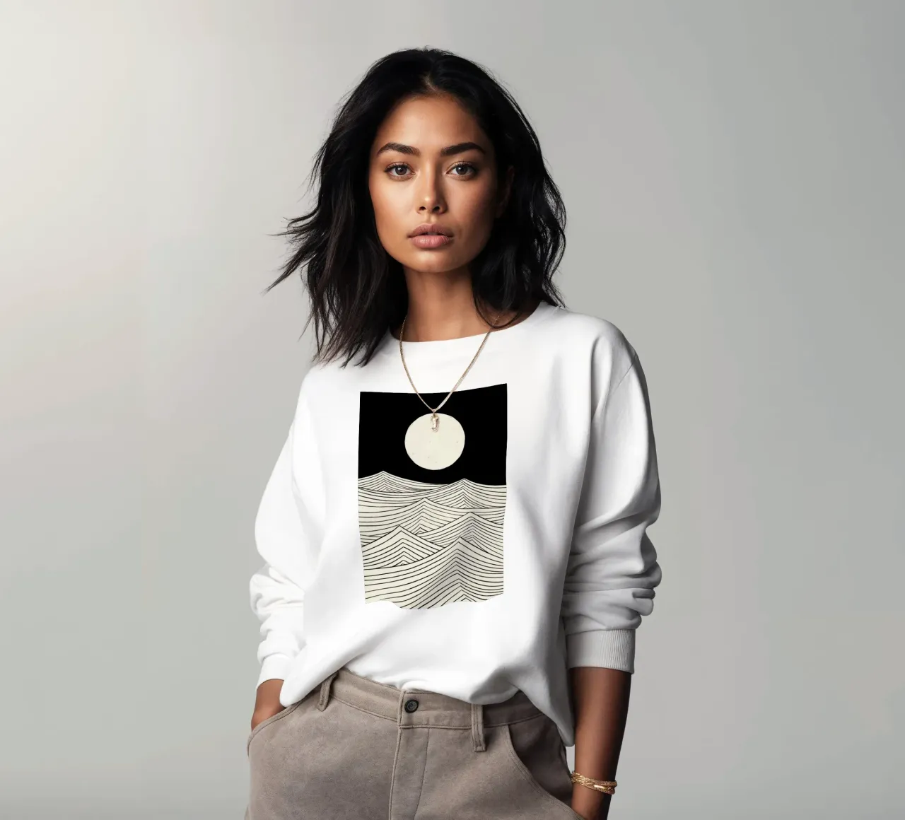 Lune Sweatshirt von Graphite