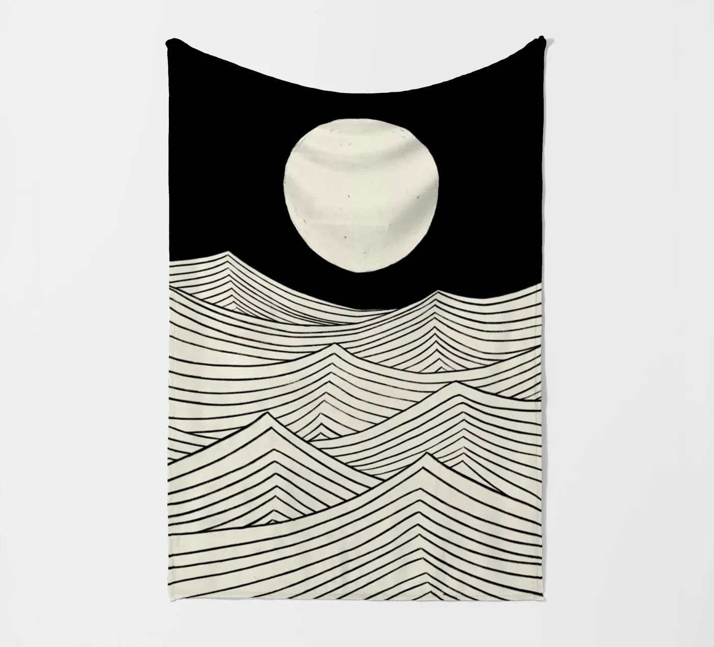 Lune Fleecedecke von Graphite