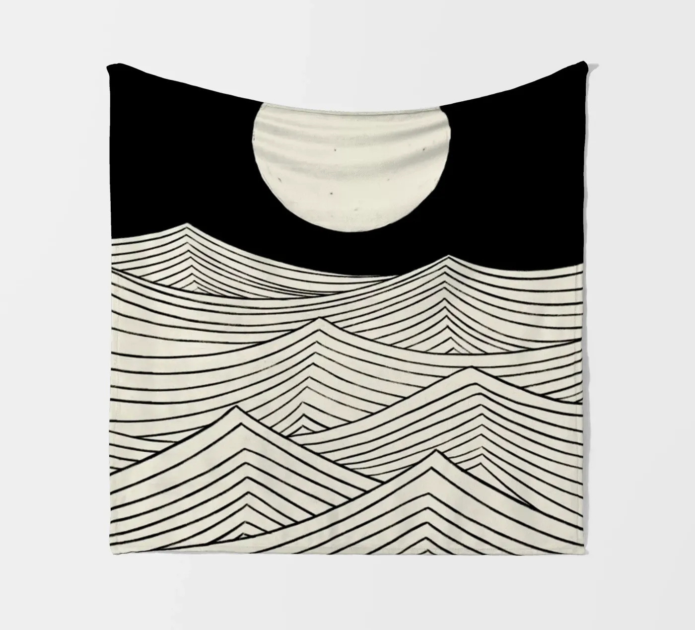 Lune Fleecedecke von Graphite