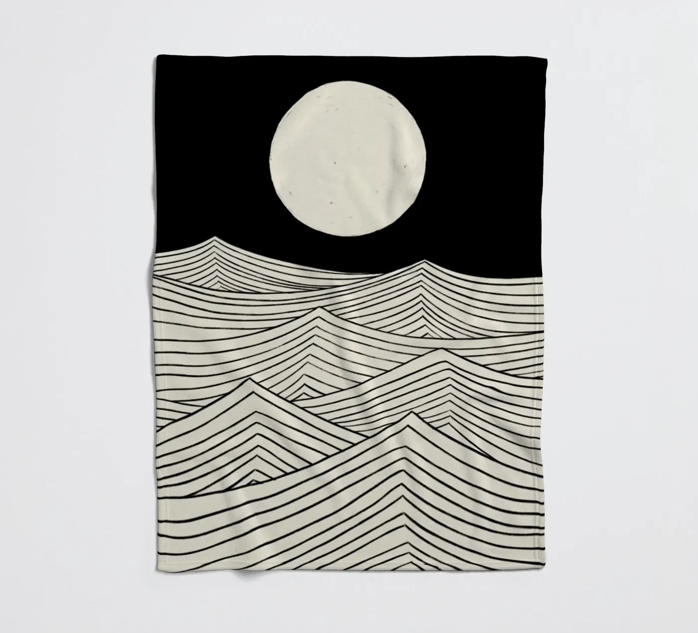 Lune Fleecedecke von Graphite