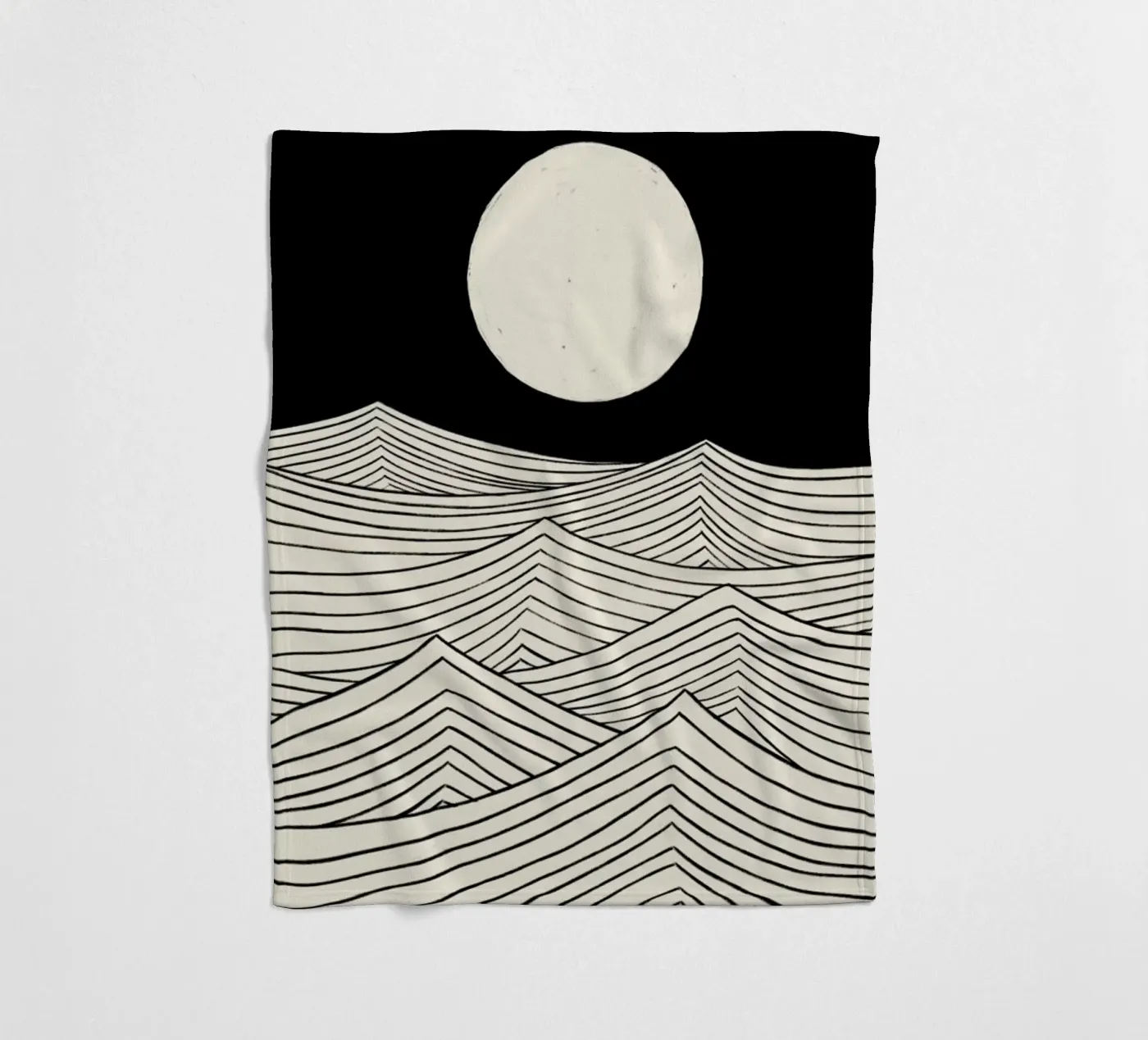 Lune Fleecedecke von Graphite