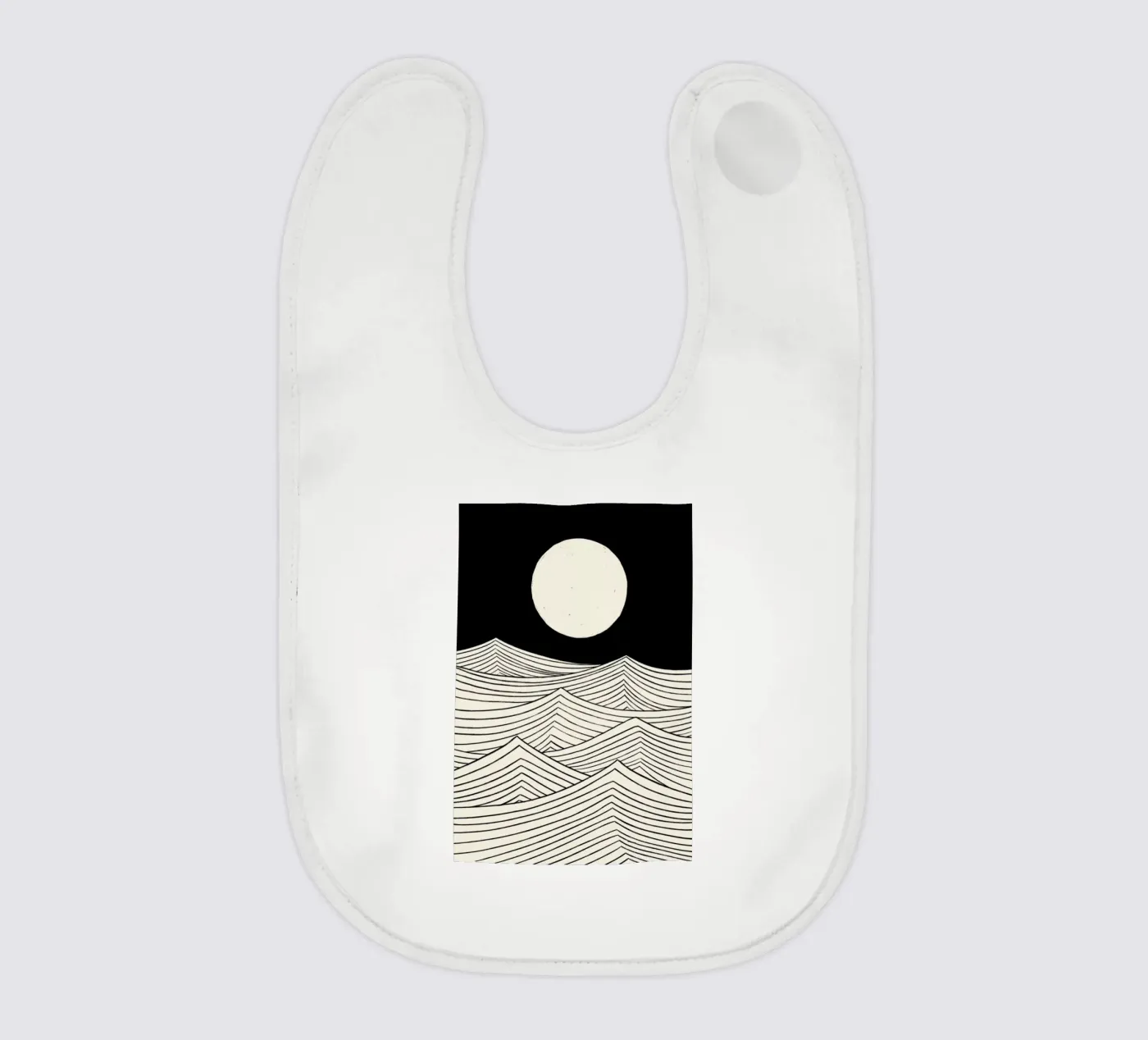 Lune baby bib by Graphite