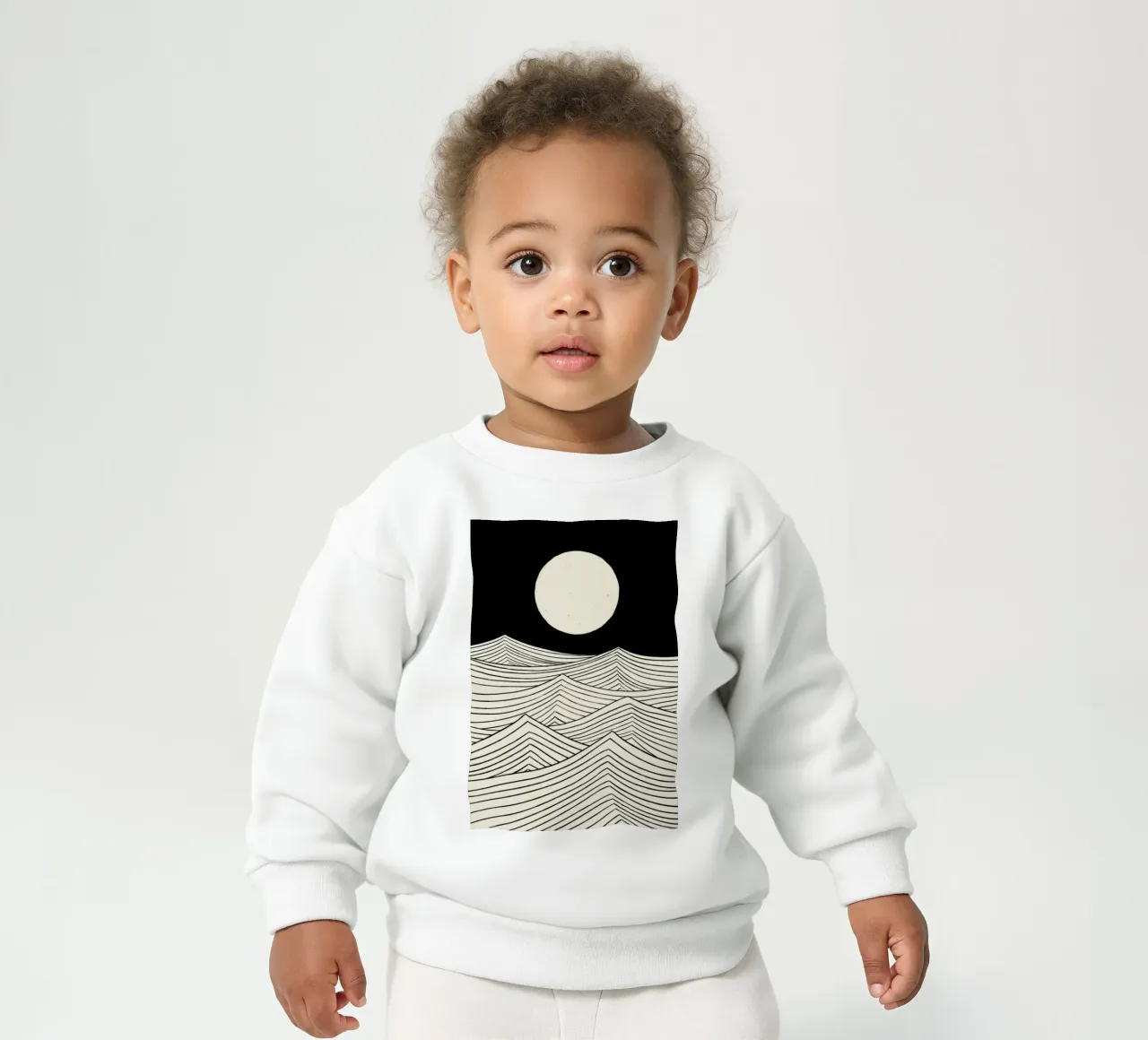 Lune sudadera de bebé de Graphite