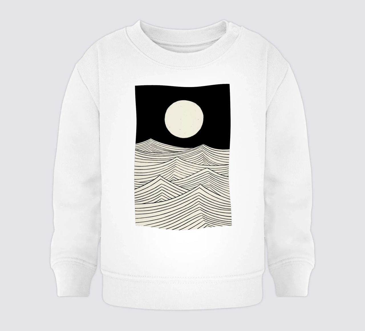 Lune felpa neonato da Graphite