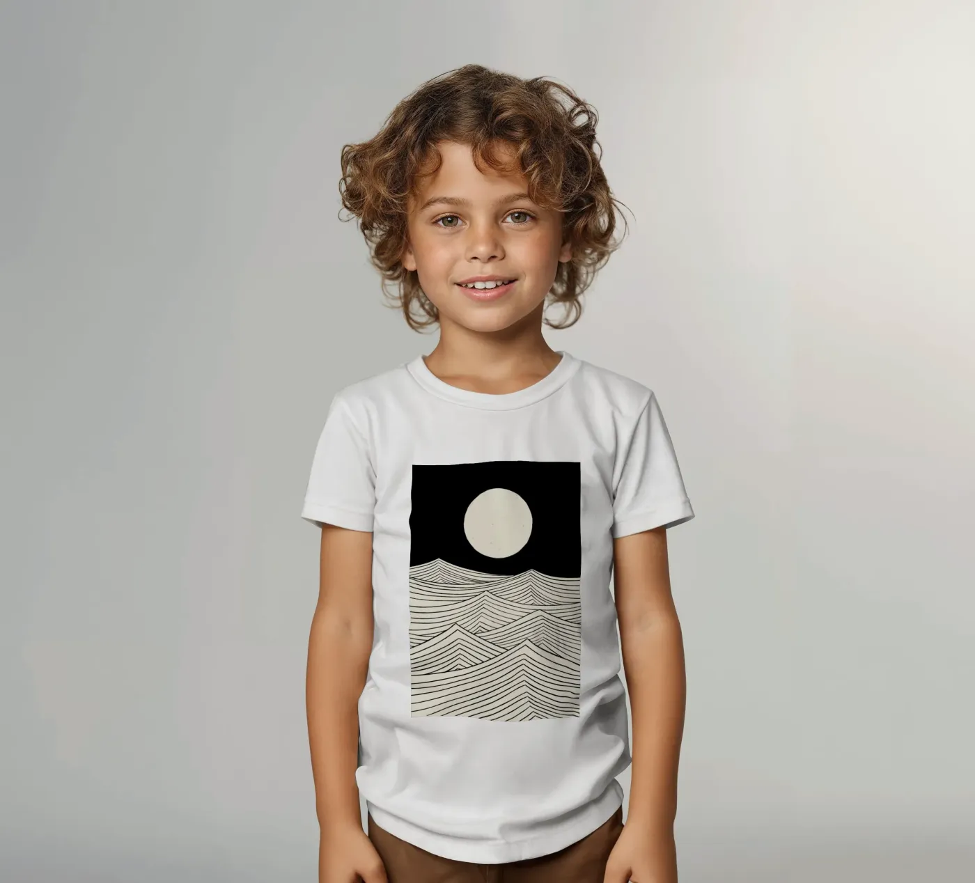 Lune t-shirt bambini da Graphite