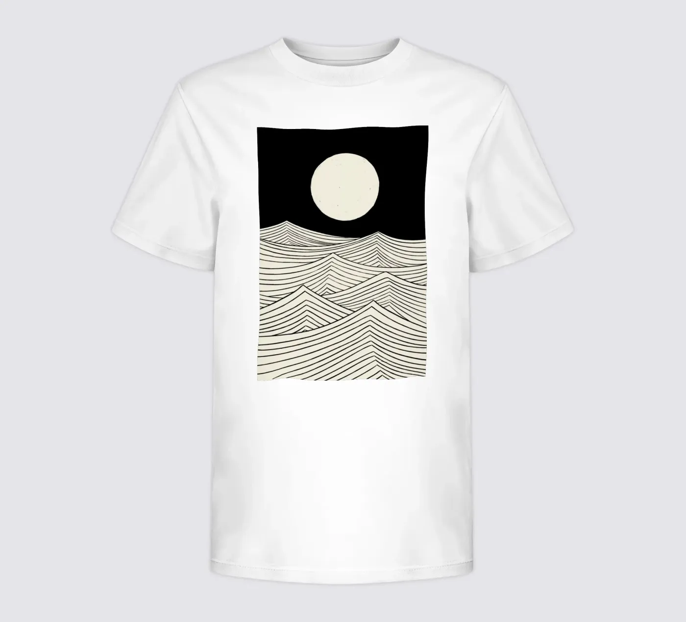 Lune t-shirt bambini da Graphite