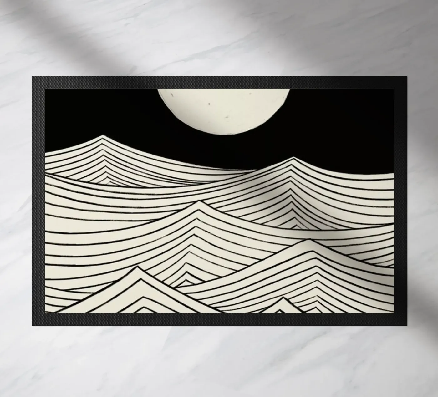 Lune paillasson de Graphite