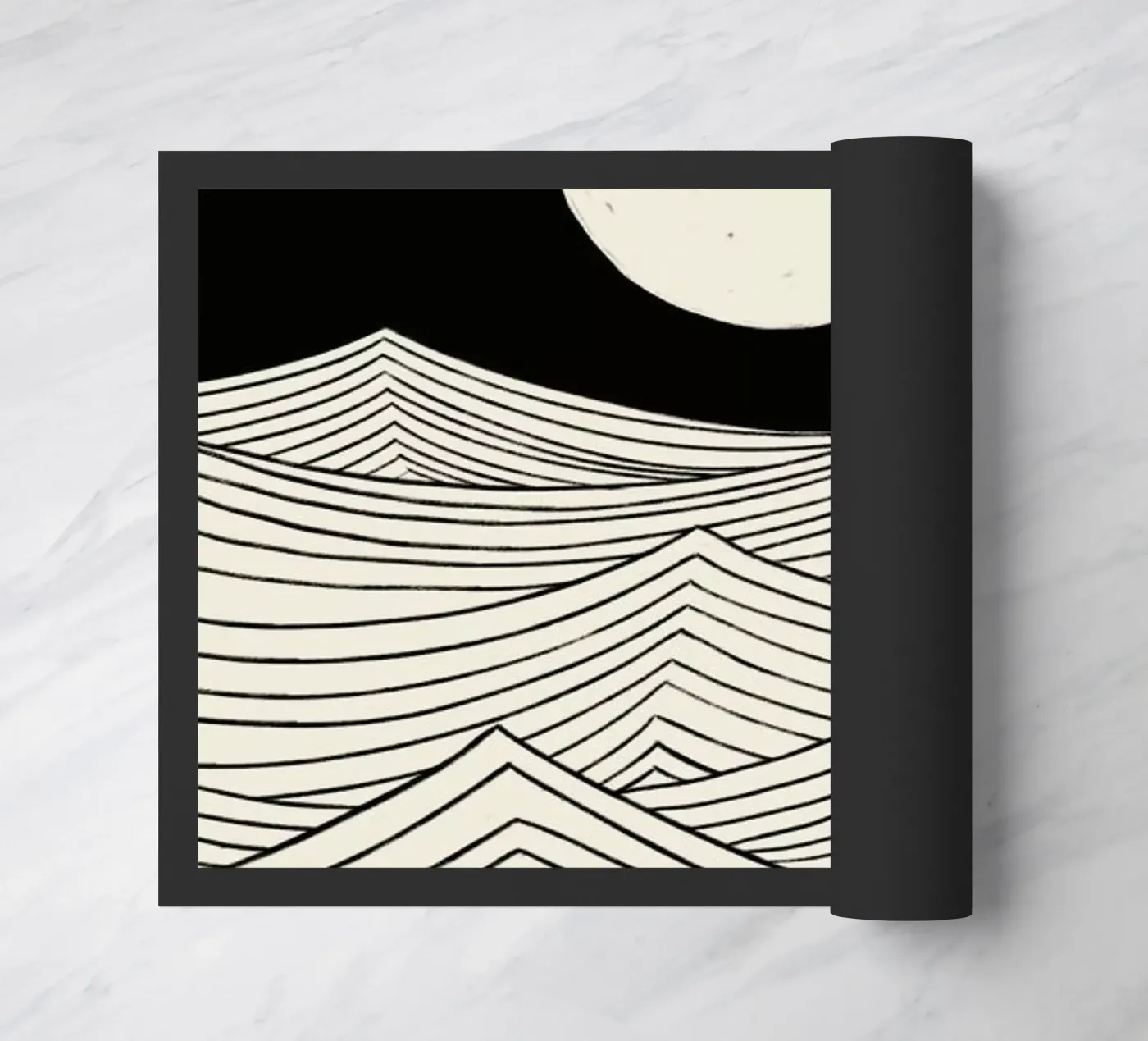 Lune paillasson de Graphite