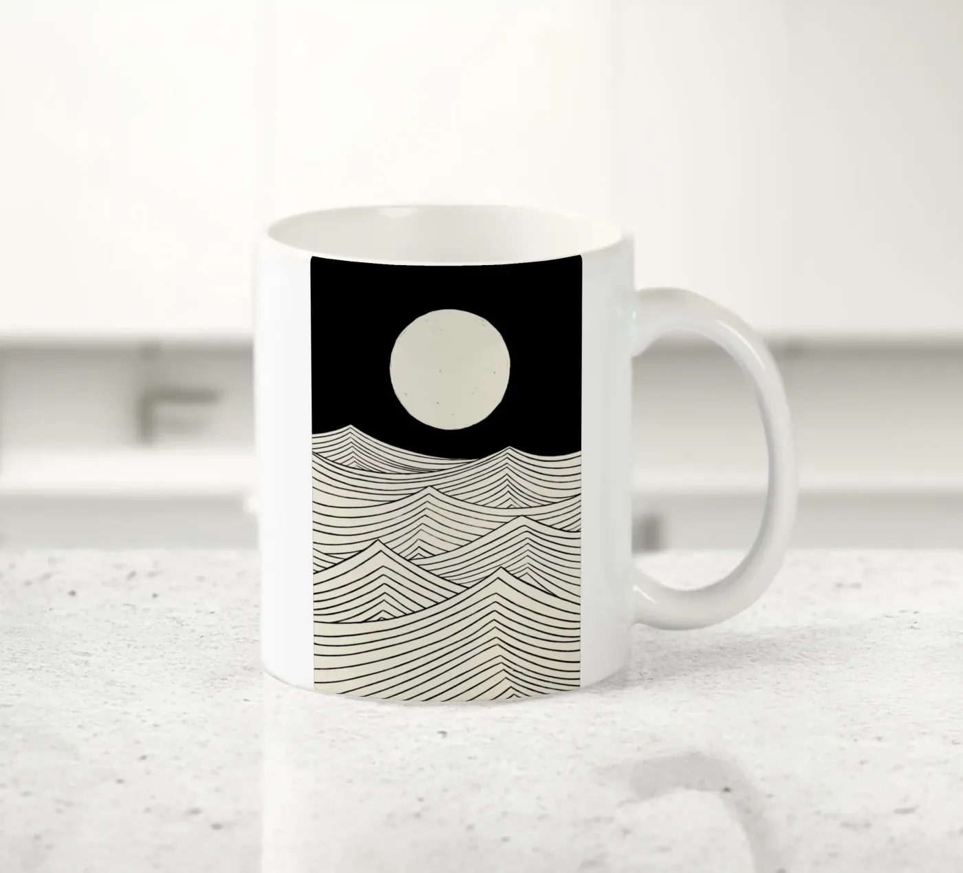 Lune ceramic mug by Graphite