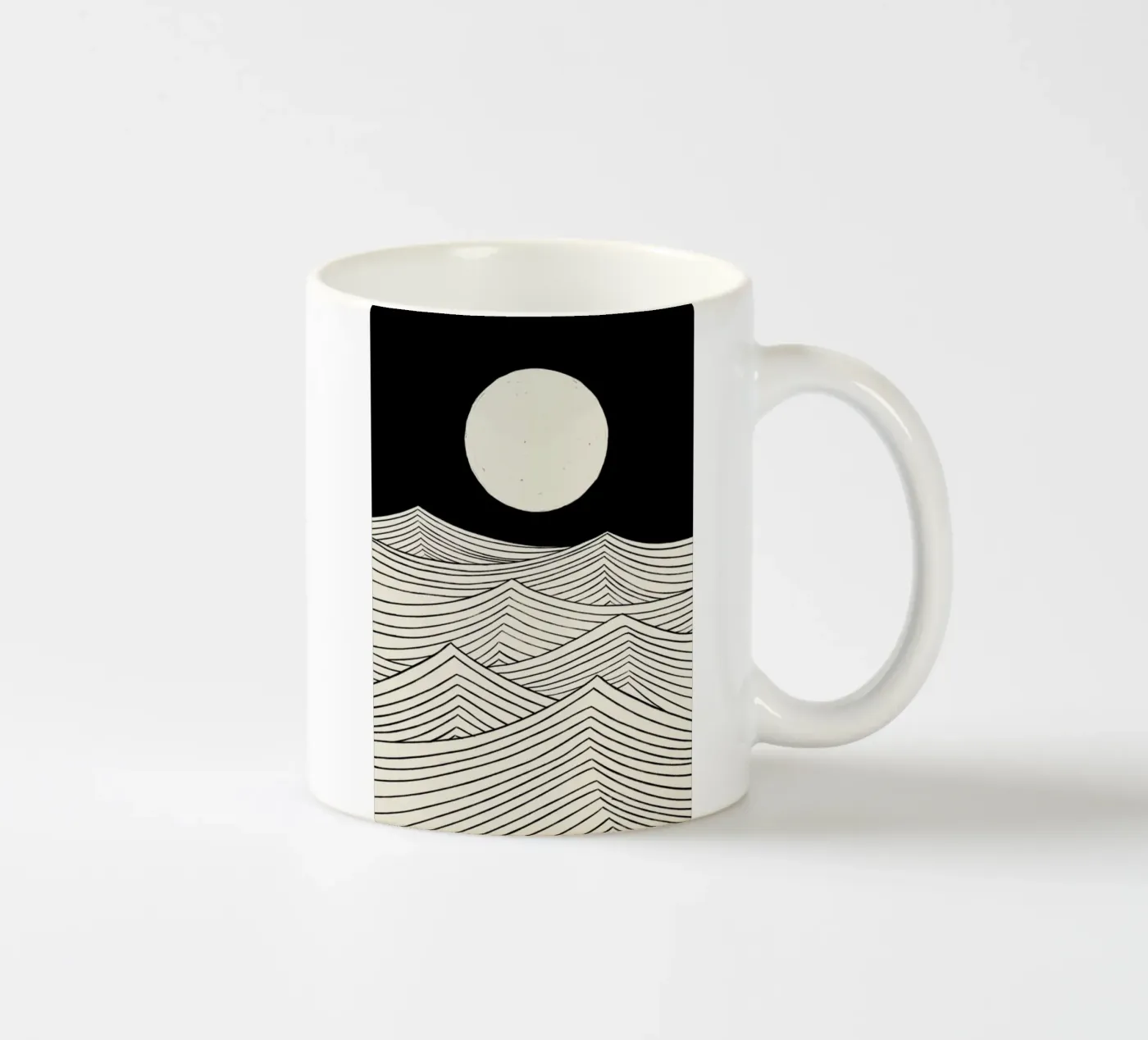 Lune ceramic mug by Graphite