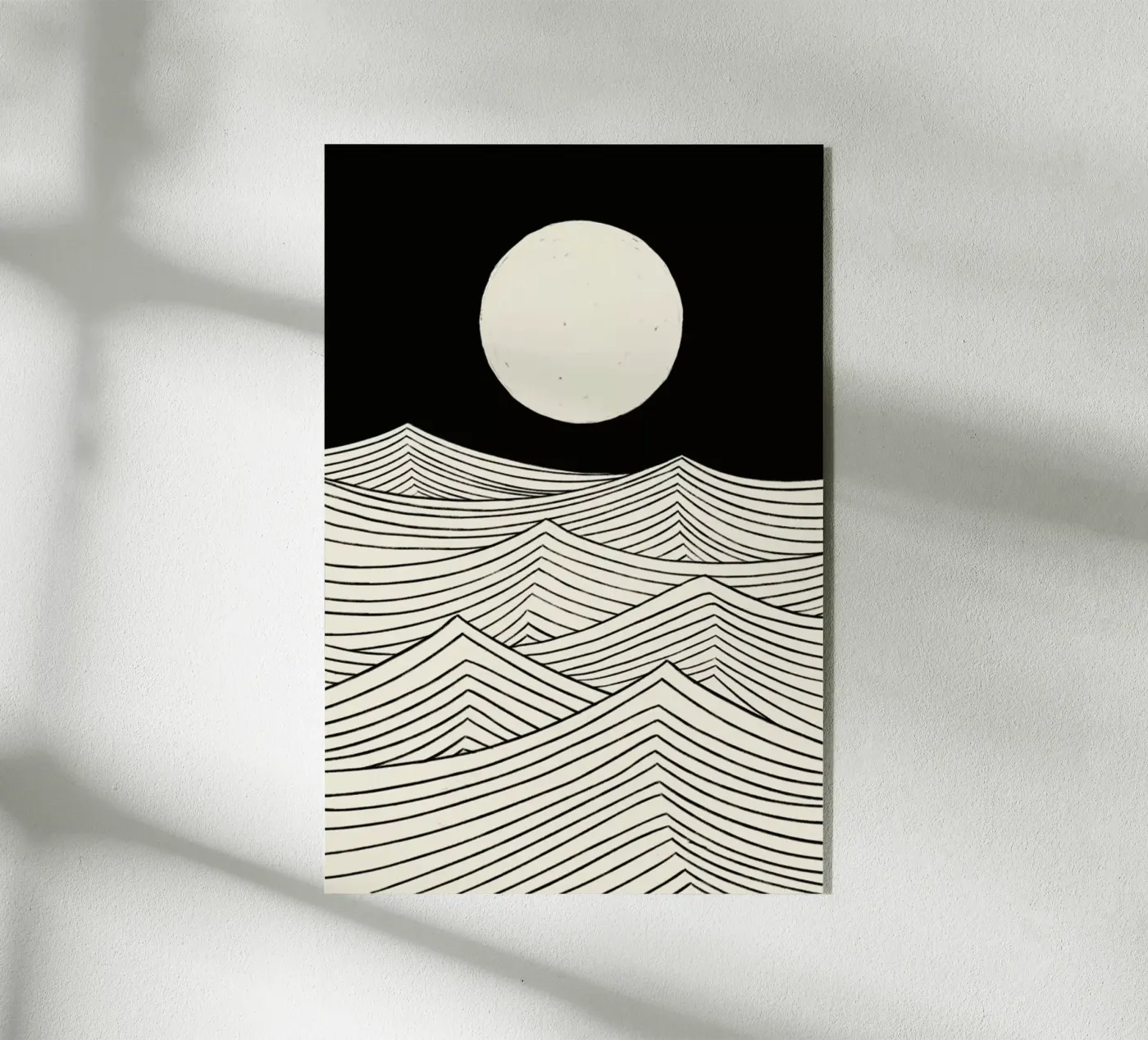 Lune plexiglas de Graphite