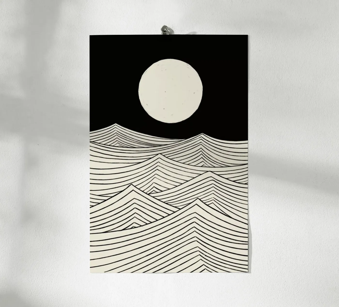 Lune Poster von Graphite