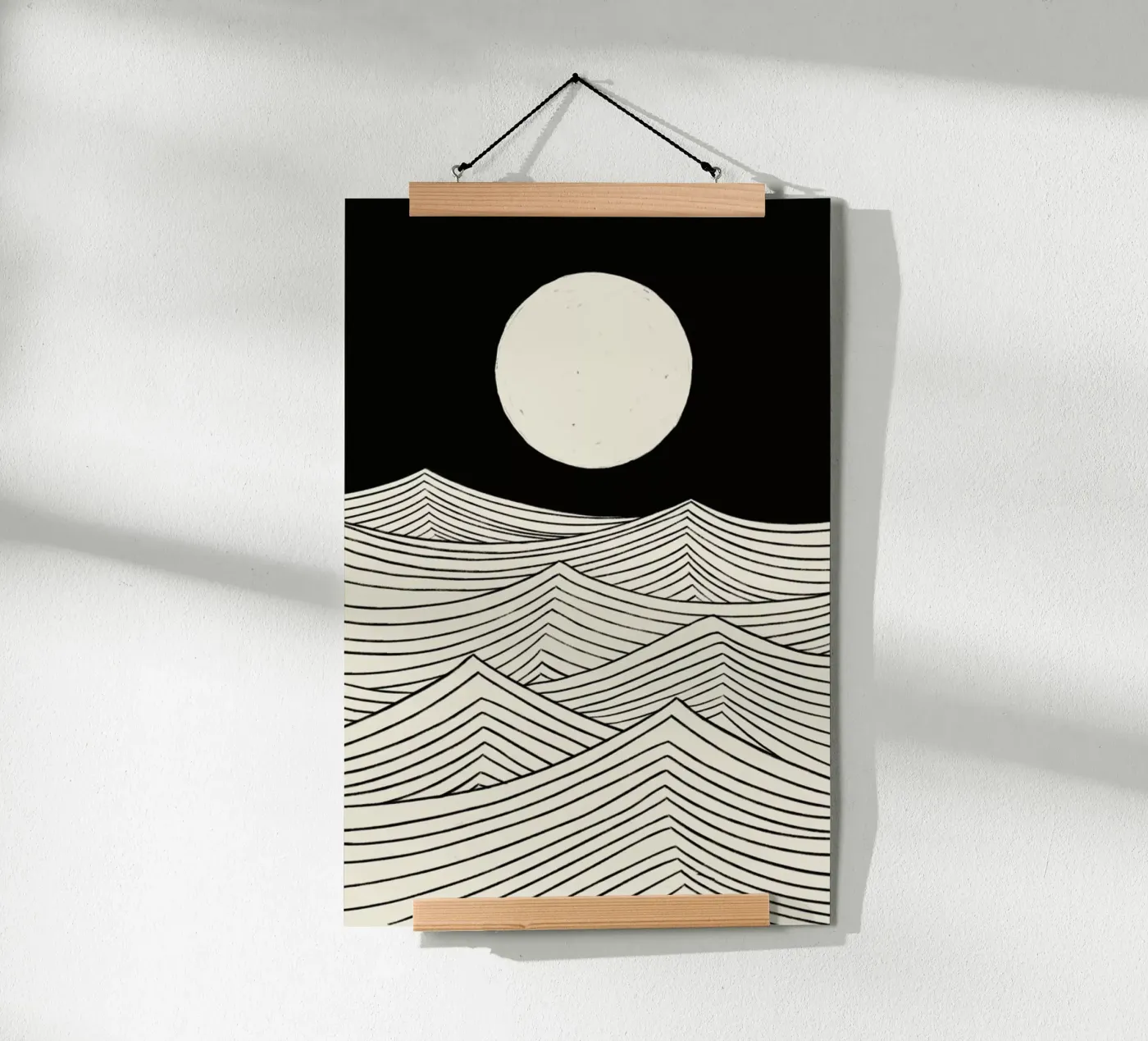 Lune Poster von Graphite